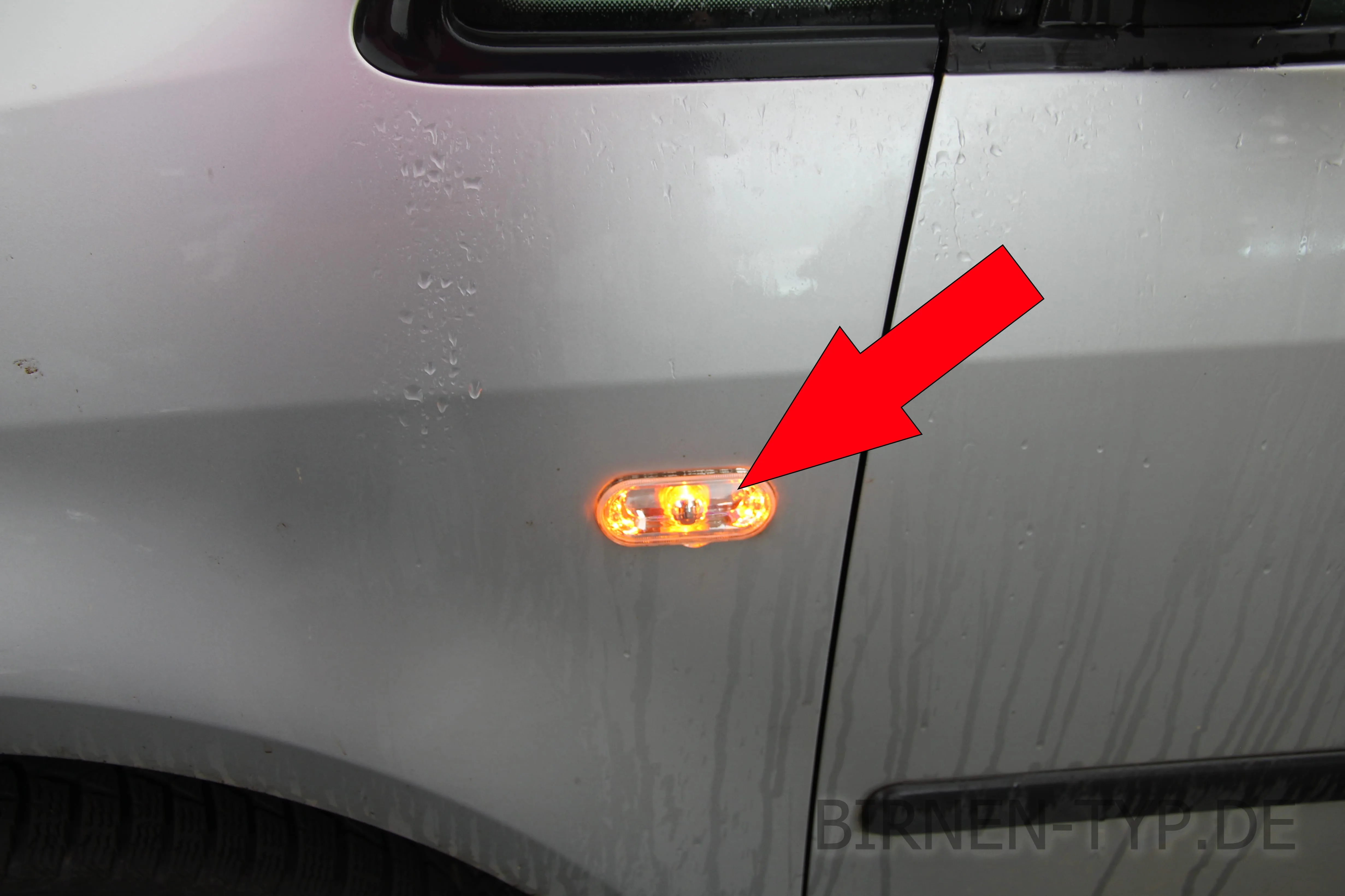 Seitenblinker des VW Caddy 3