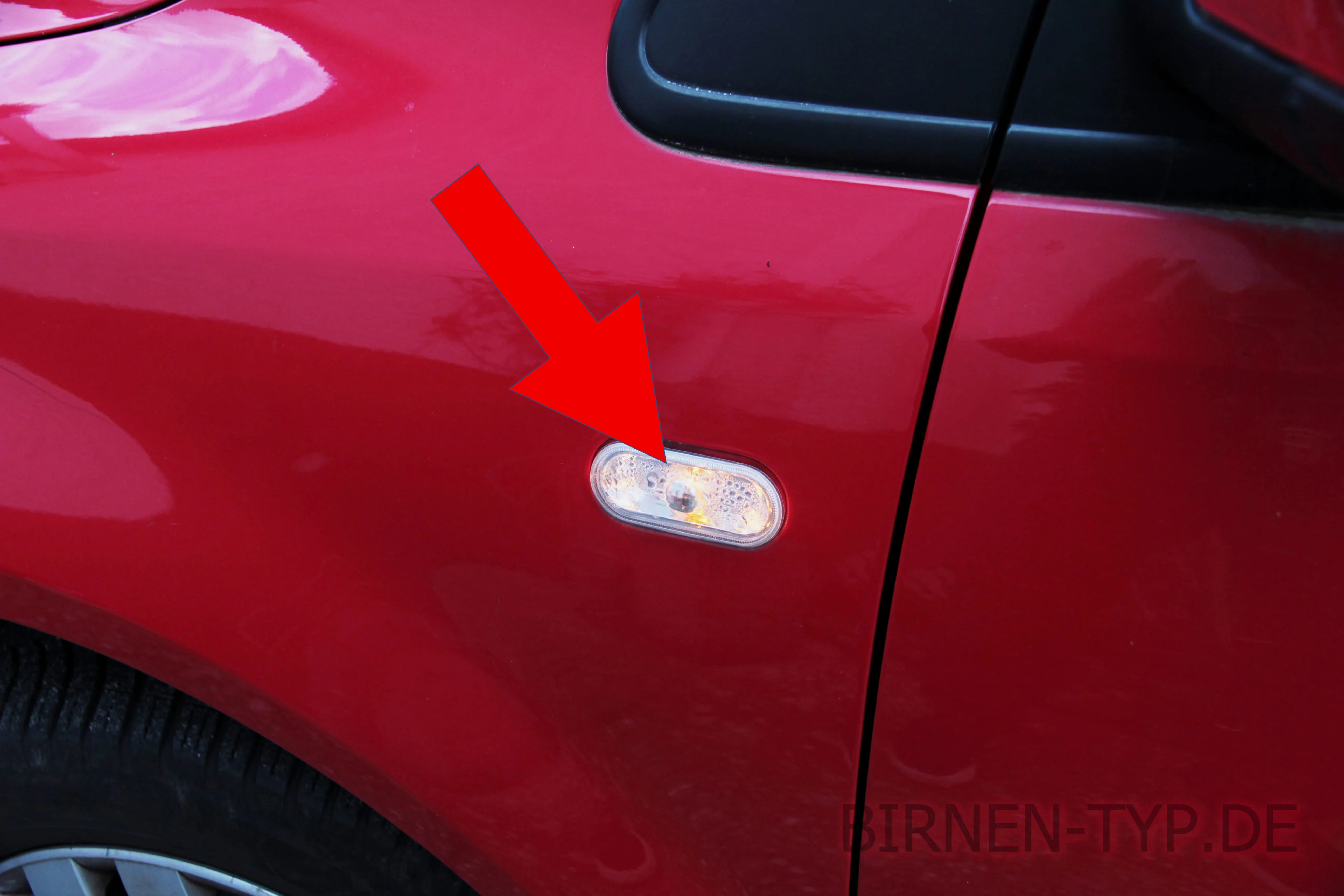 Seitenblinker des VW Fox