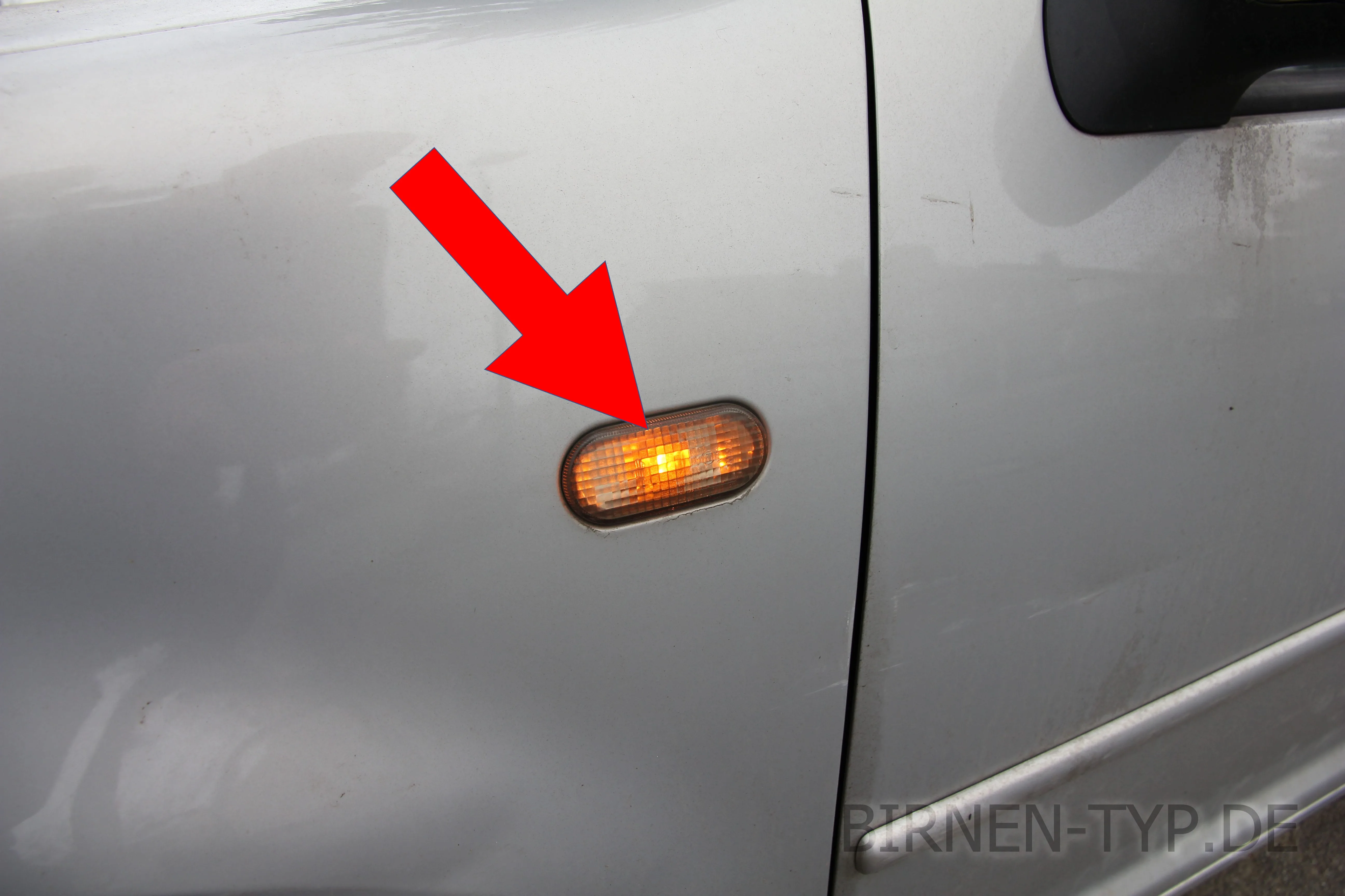 Seitenblinker des VW Golf IV