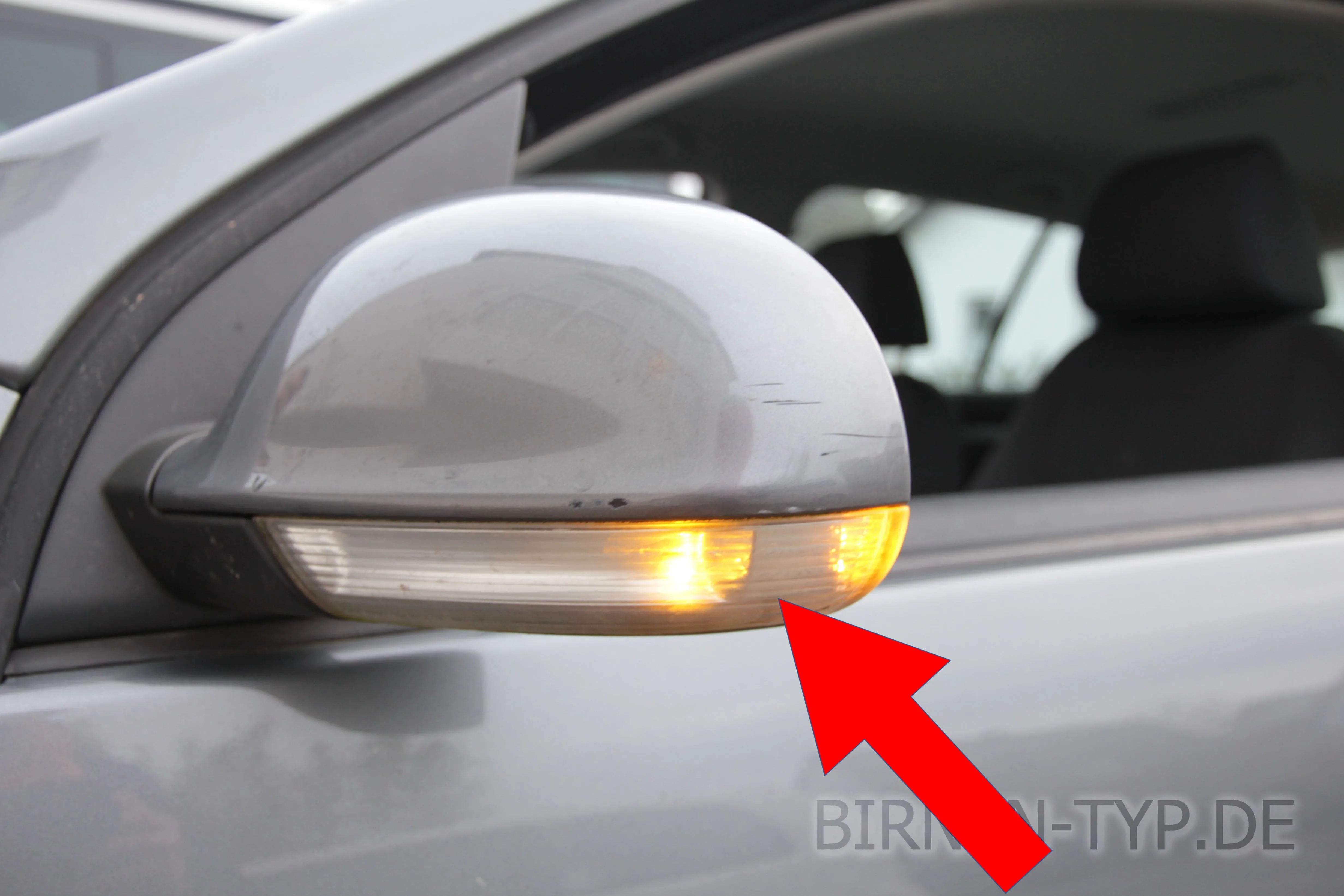Seitenblinker des VW Golf 5
