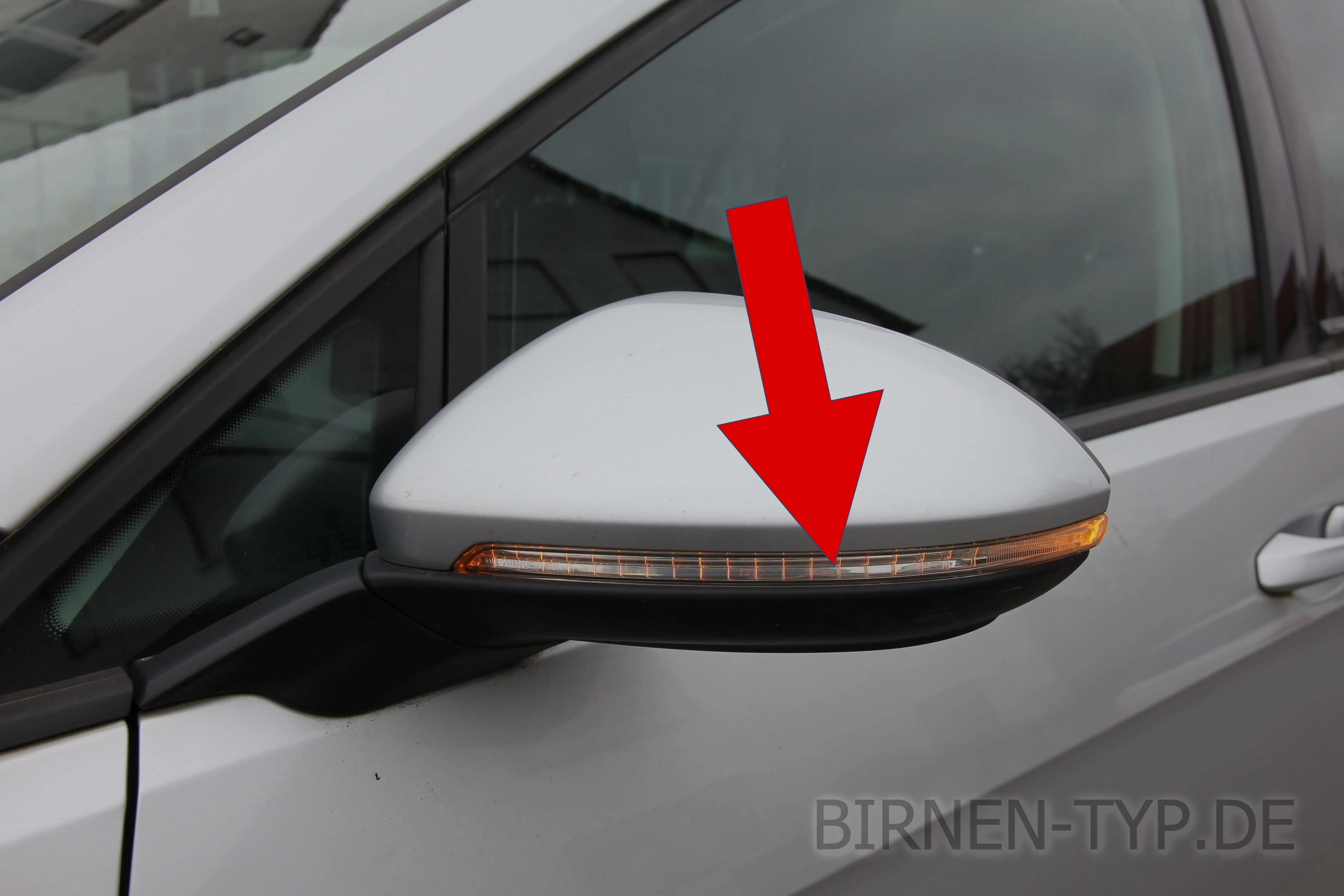 Seitenblinker des VW Golf 7