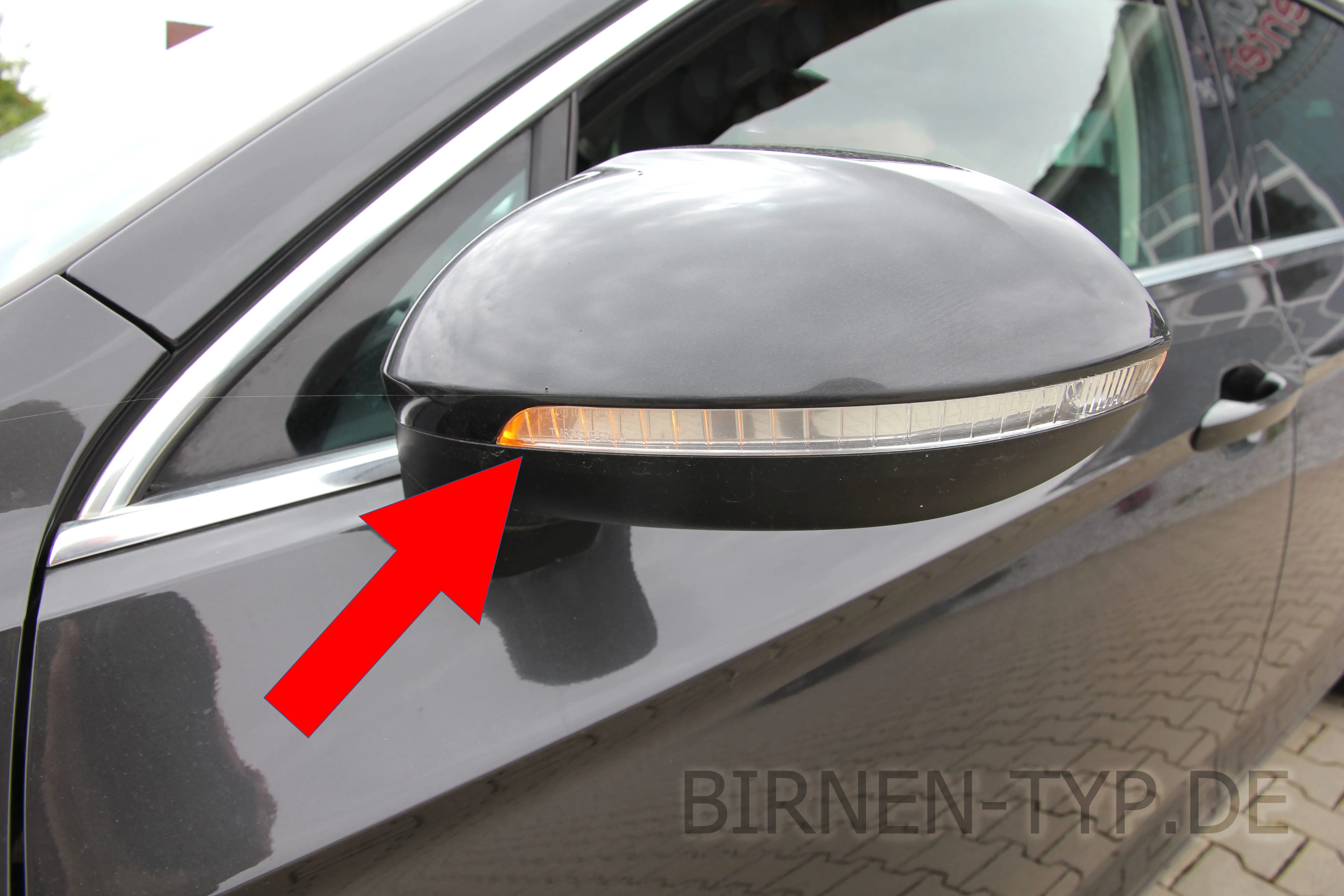 Seitenblinker des VW Passat 8. Gen
