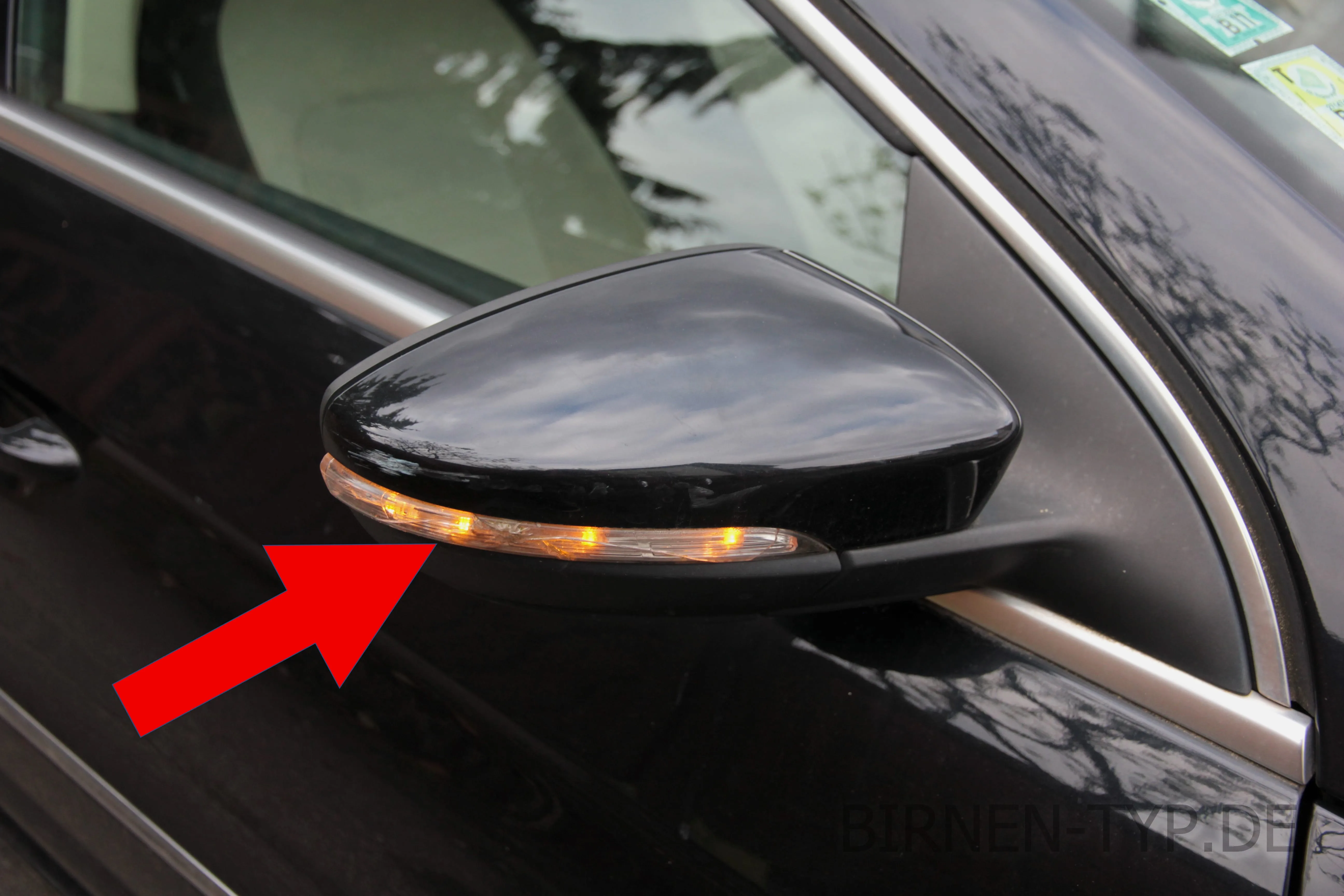Seitenblinker des VW CC