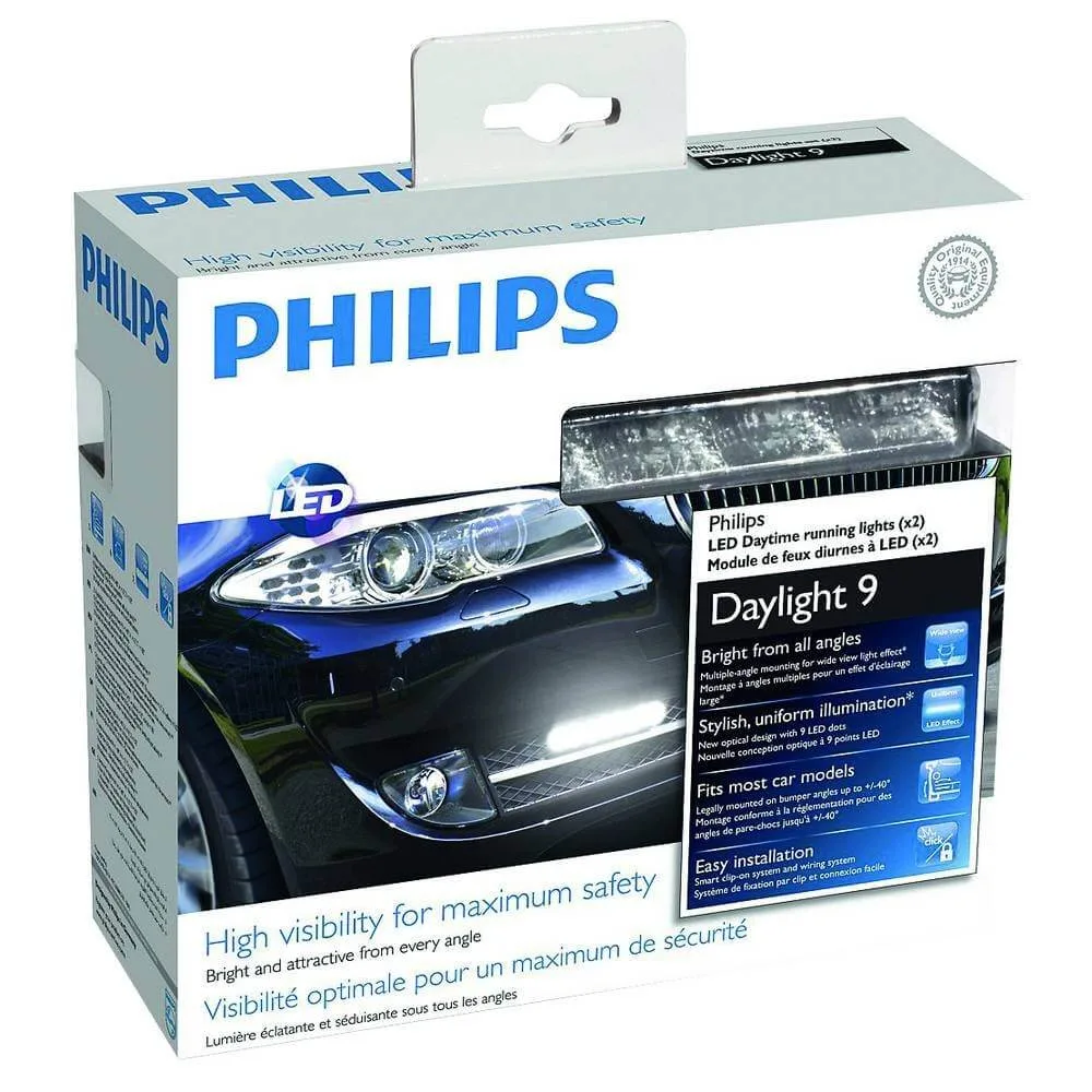 Möchtest Du die Vorteile eines LED-Tagfahrlichts für Dein Fahrzeug mehr Sicherheit bessere Sichtbarkeit Tagfahrlicht-Set von Philips zum Nachrüsten Bild 1