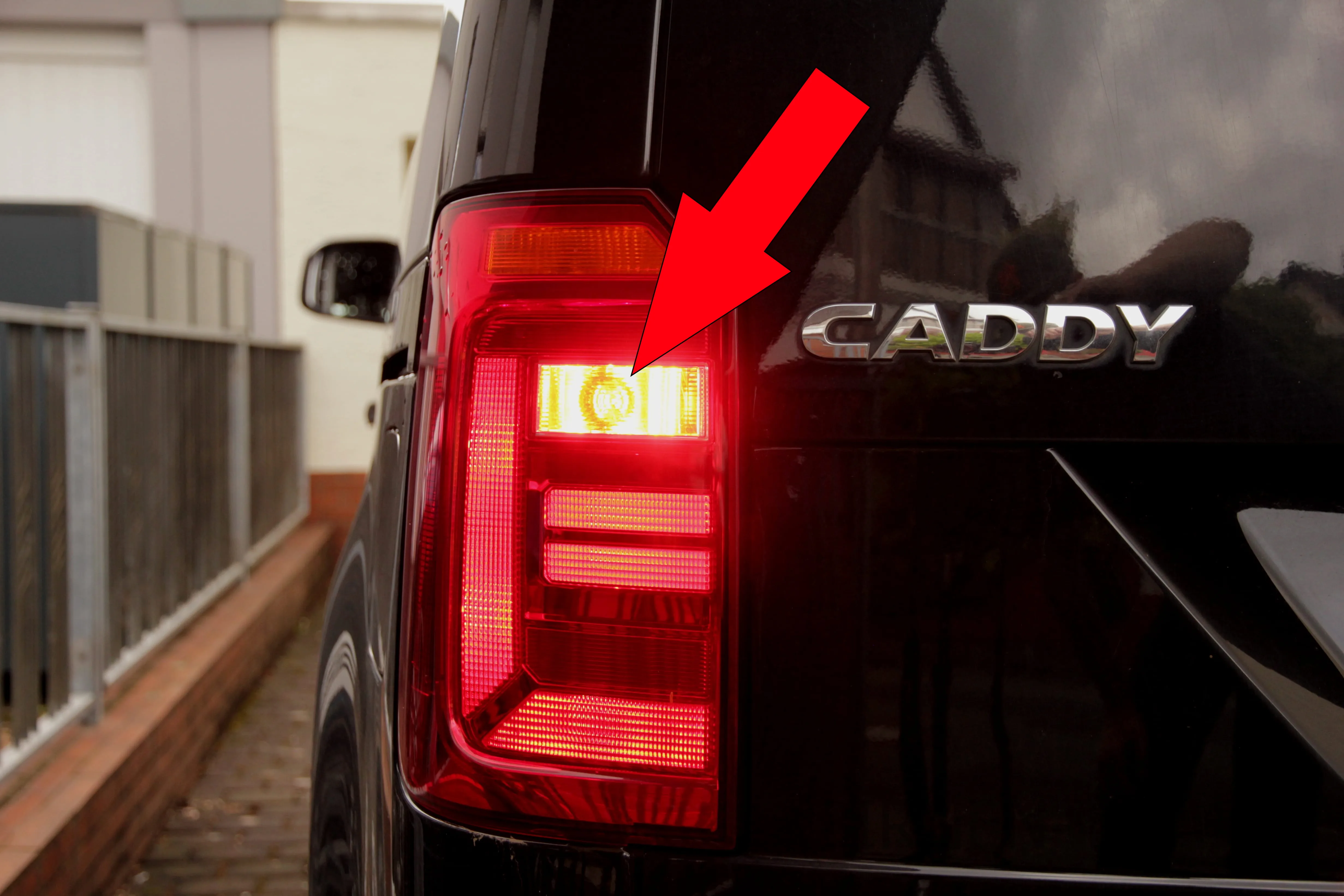 Nebelschlussleuchte des VW Caddy 4