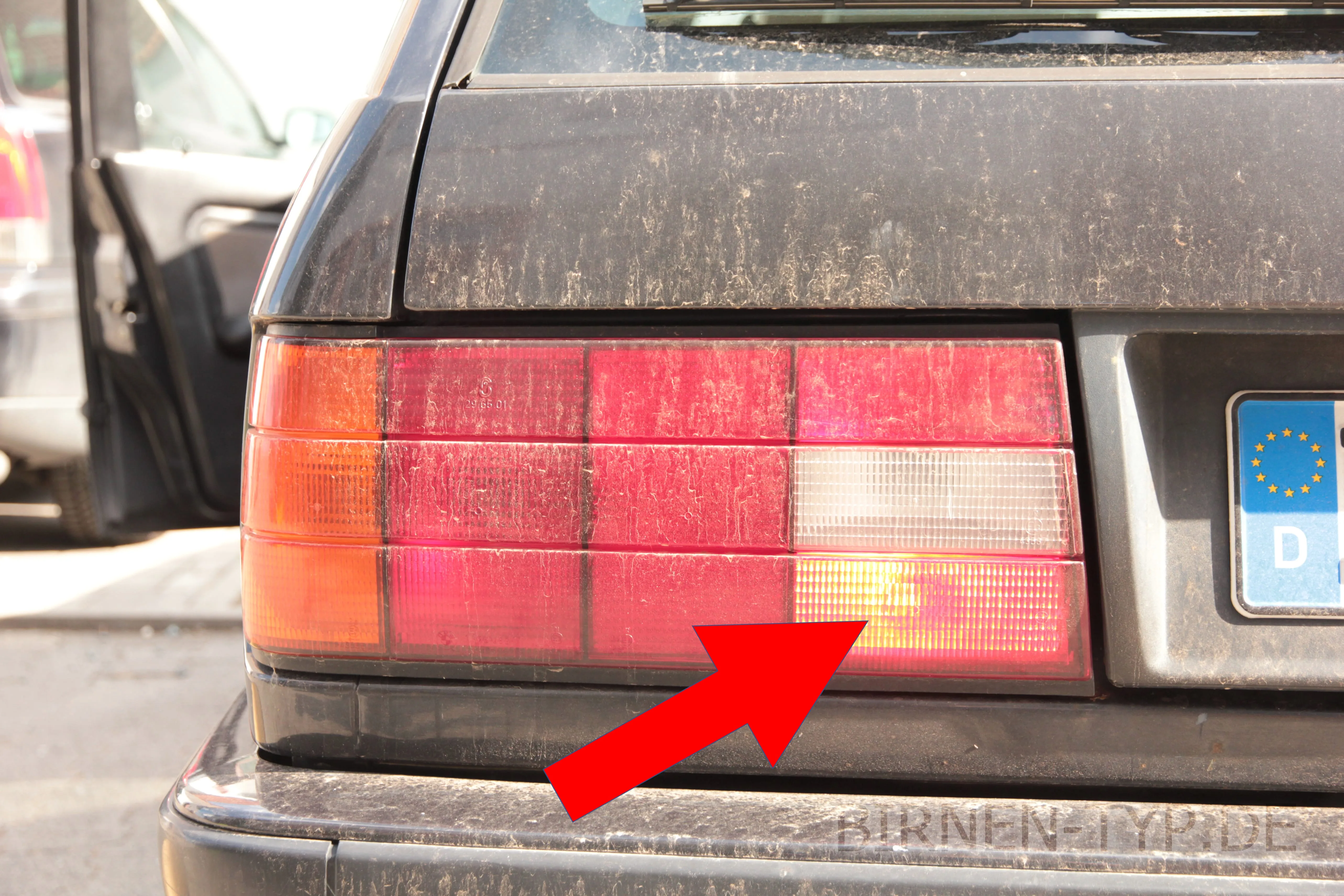 Nebelschlussleuchte des BMW 3er