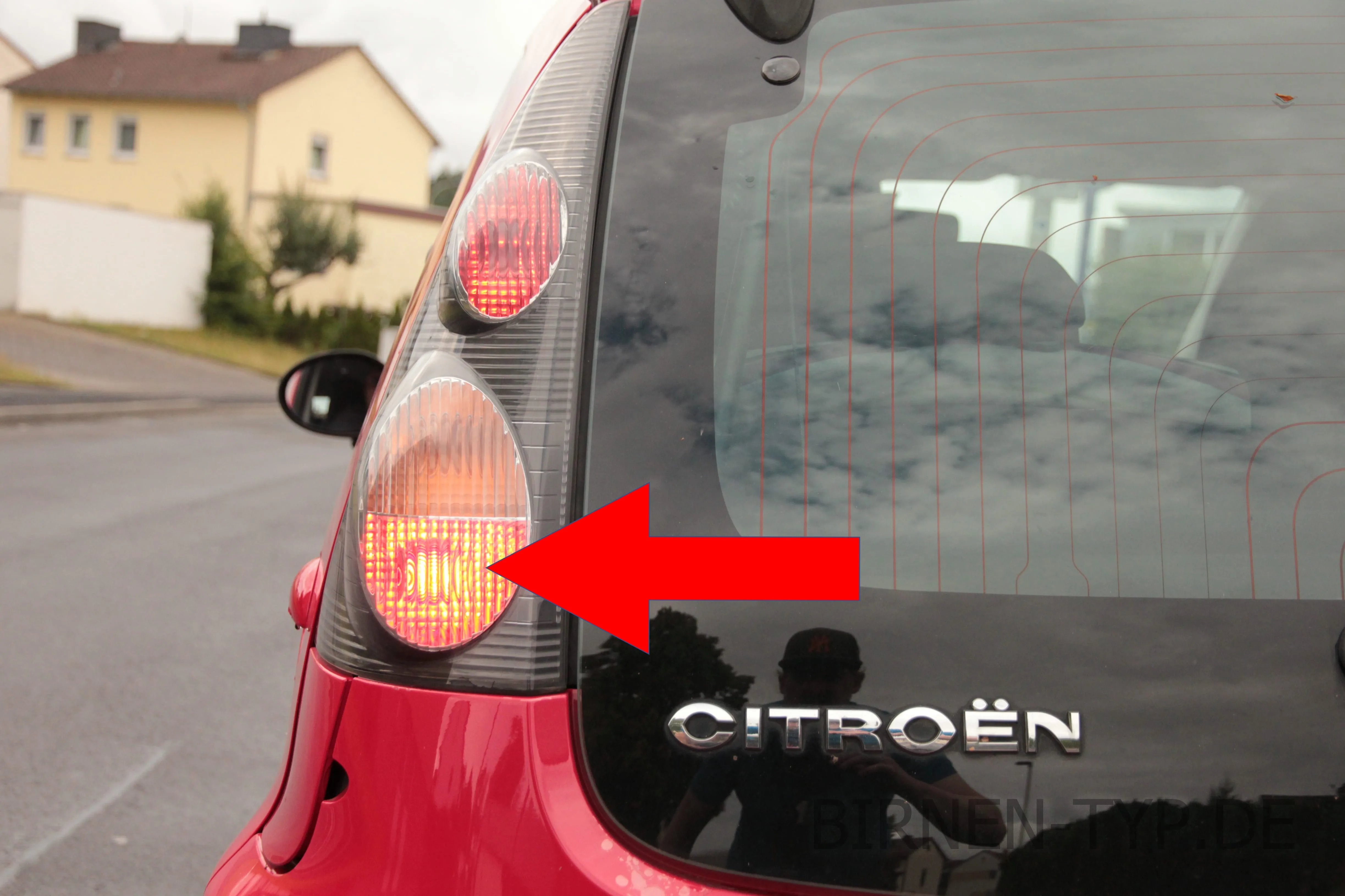 Nebelschlussleuchte des Citroën C1