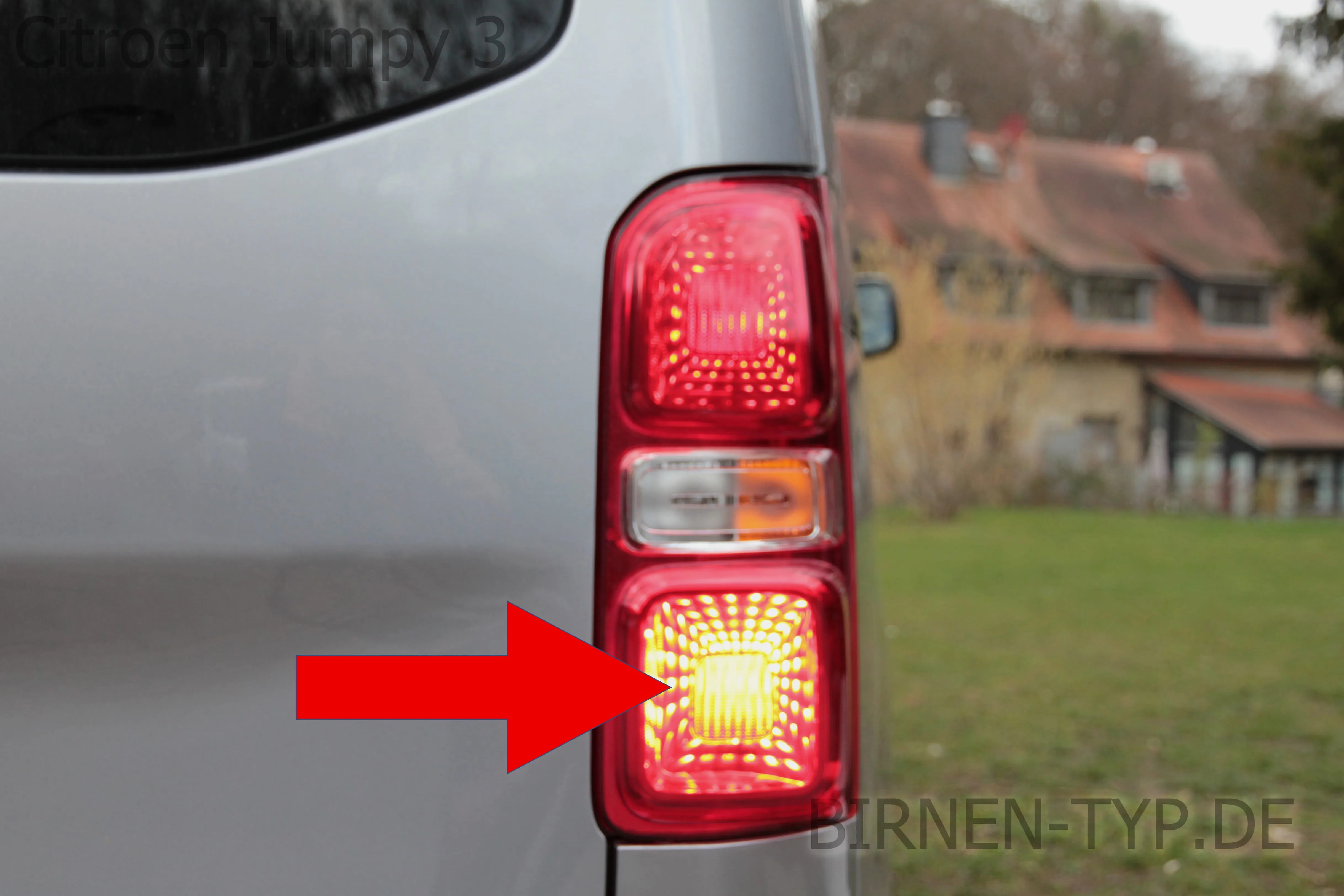 Nebelschlussleuchte des Citroën Jumpy / Dispatch