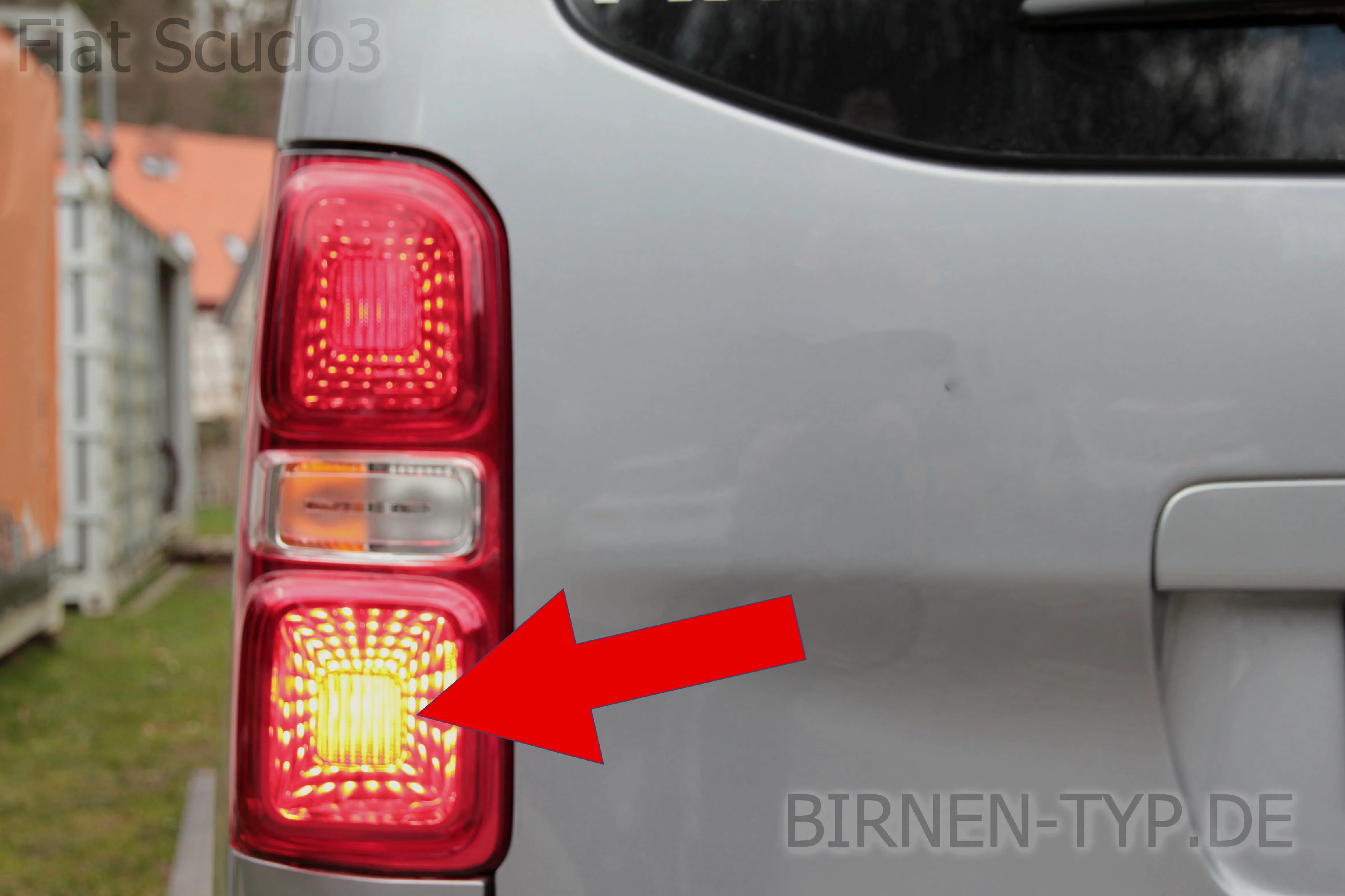 Nebelschlussleuchte des Fiat Scudo