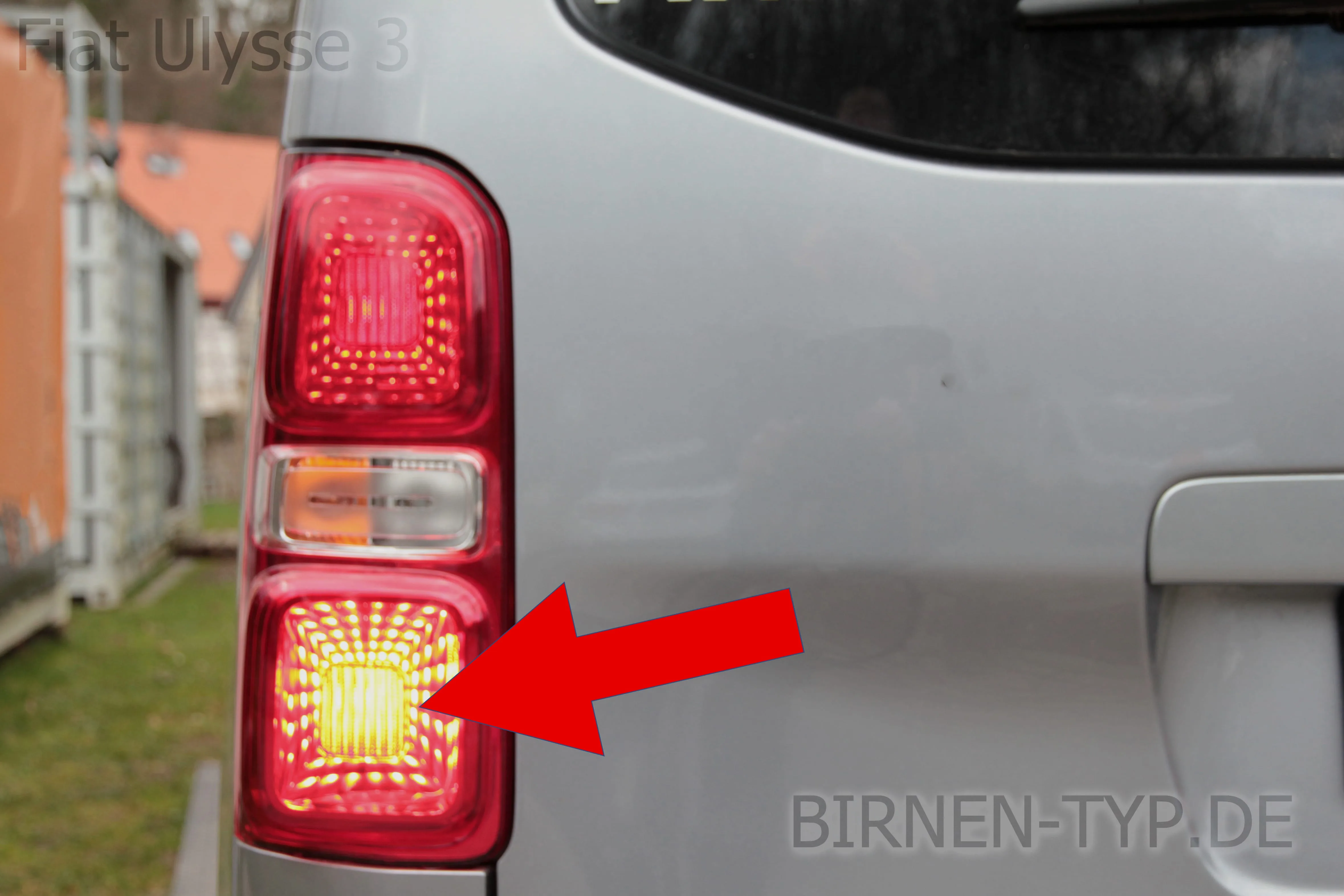 Nebelschlussleuchte des Fiat Ulysse