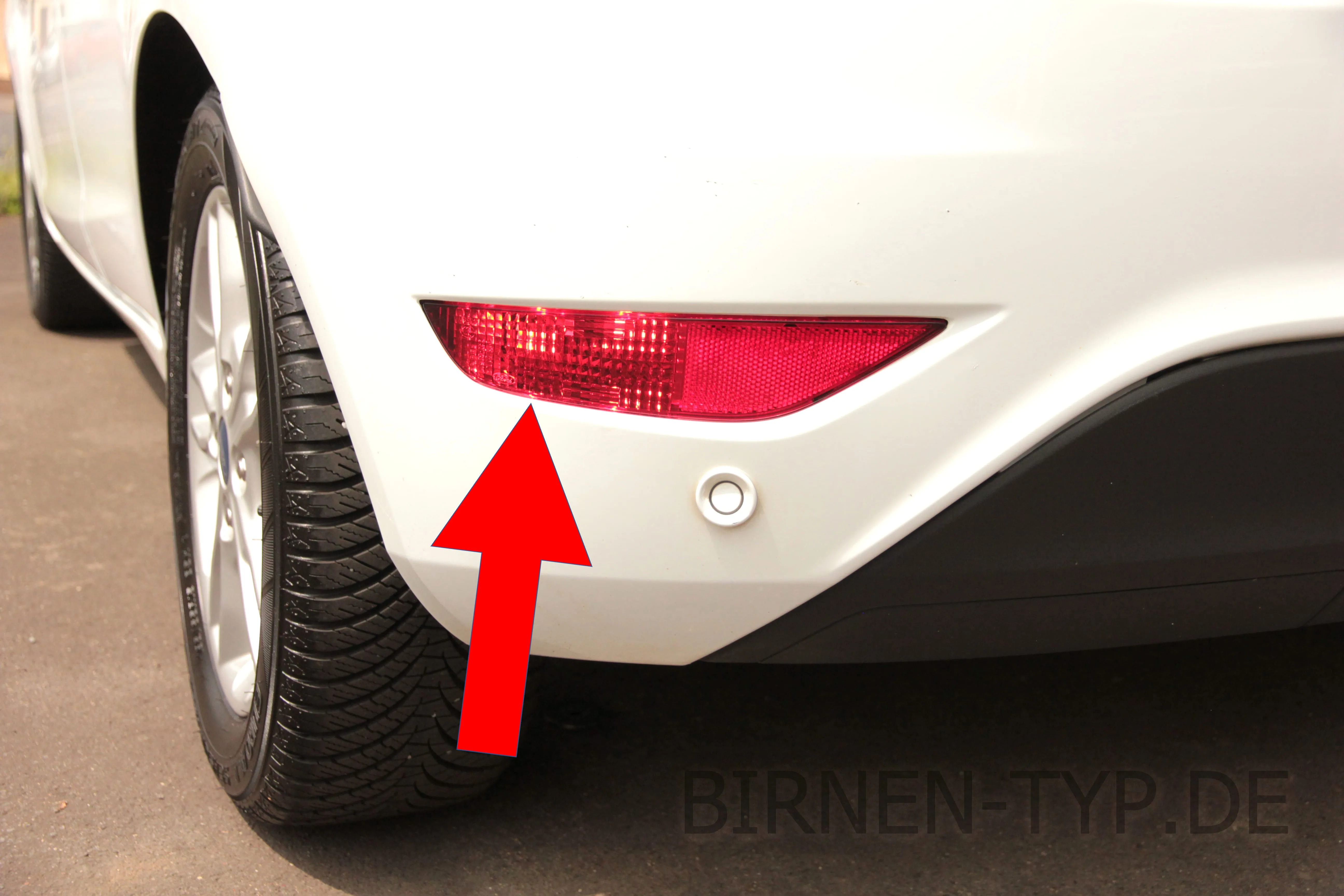 Nebelschlussleuchte des Ford Fiesta 7. Gen