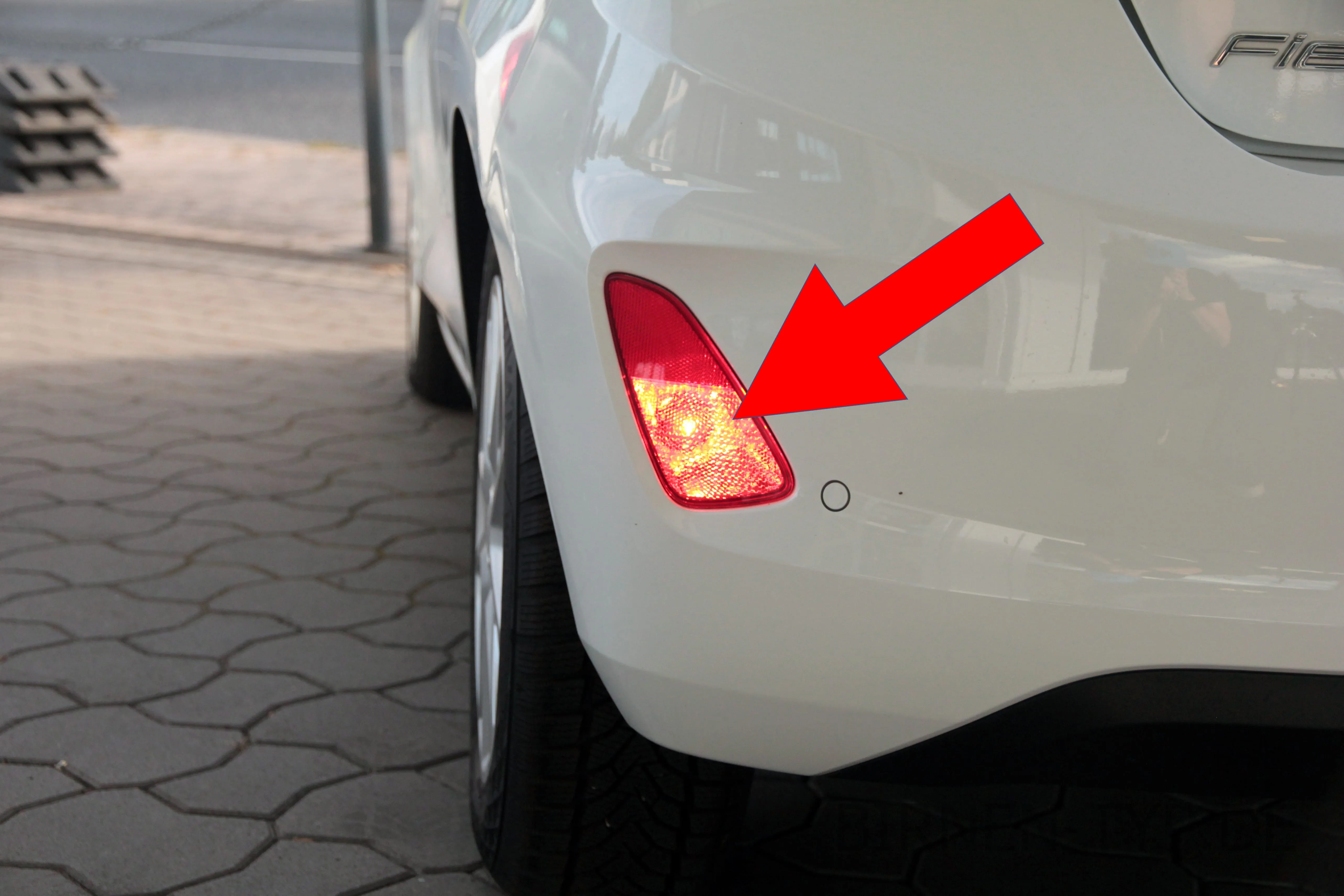 Nebelschlussleuchte des Ford Fiesta MK8
