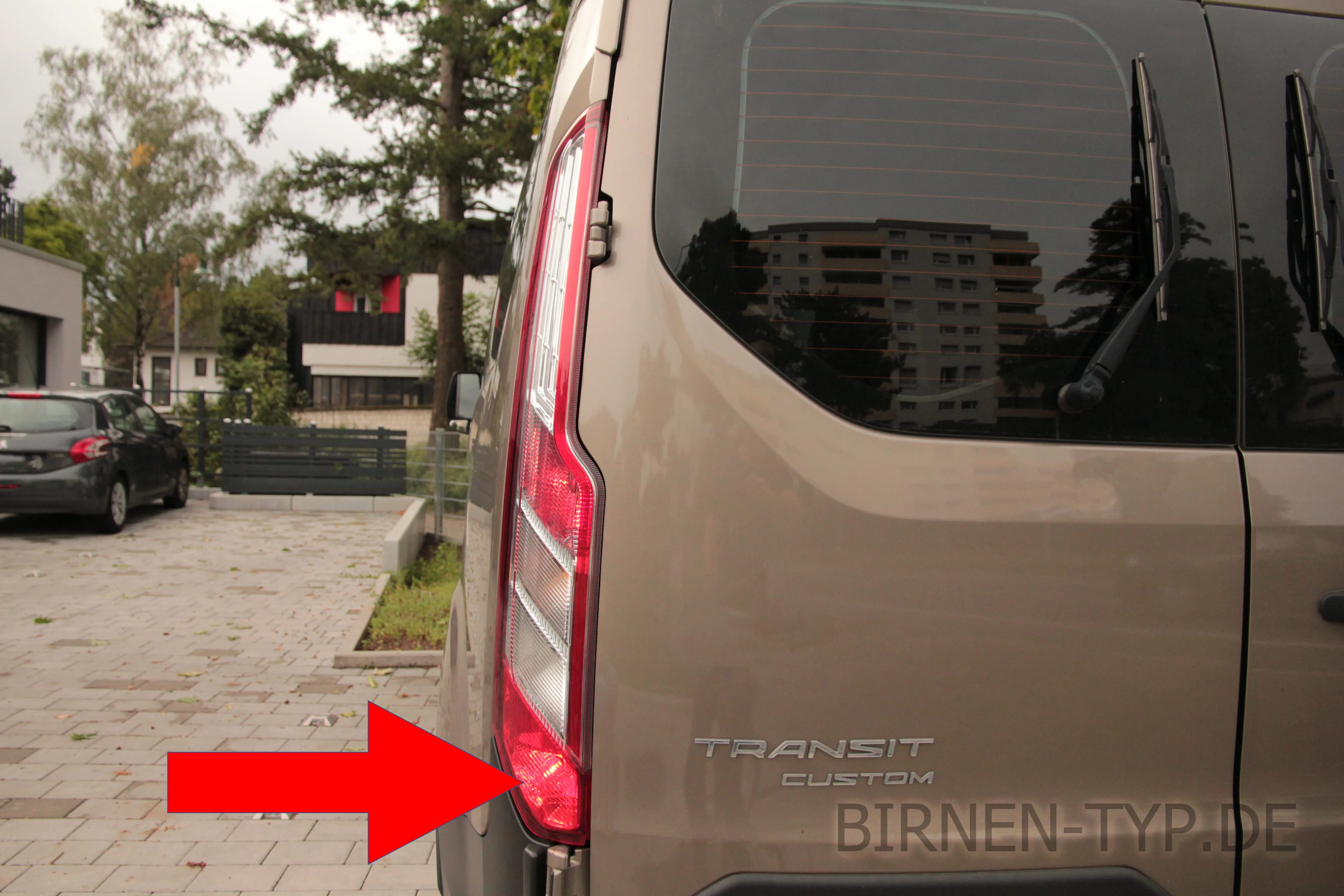 Nebelschlussleuchte des Ford Transit Custom
