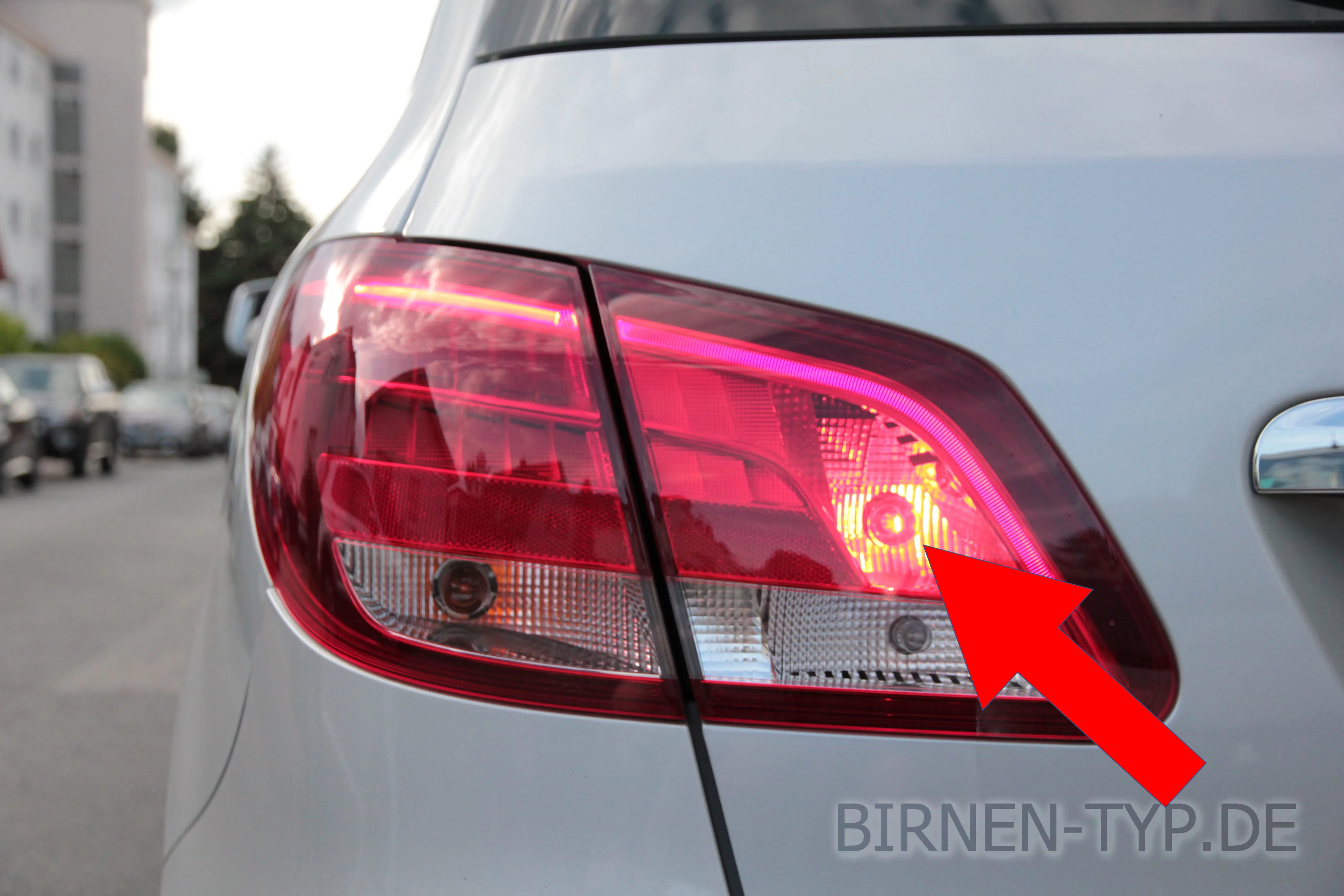 Nebelschlussleuchte des Mercedes-Benz B-Klasse