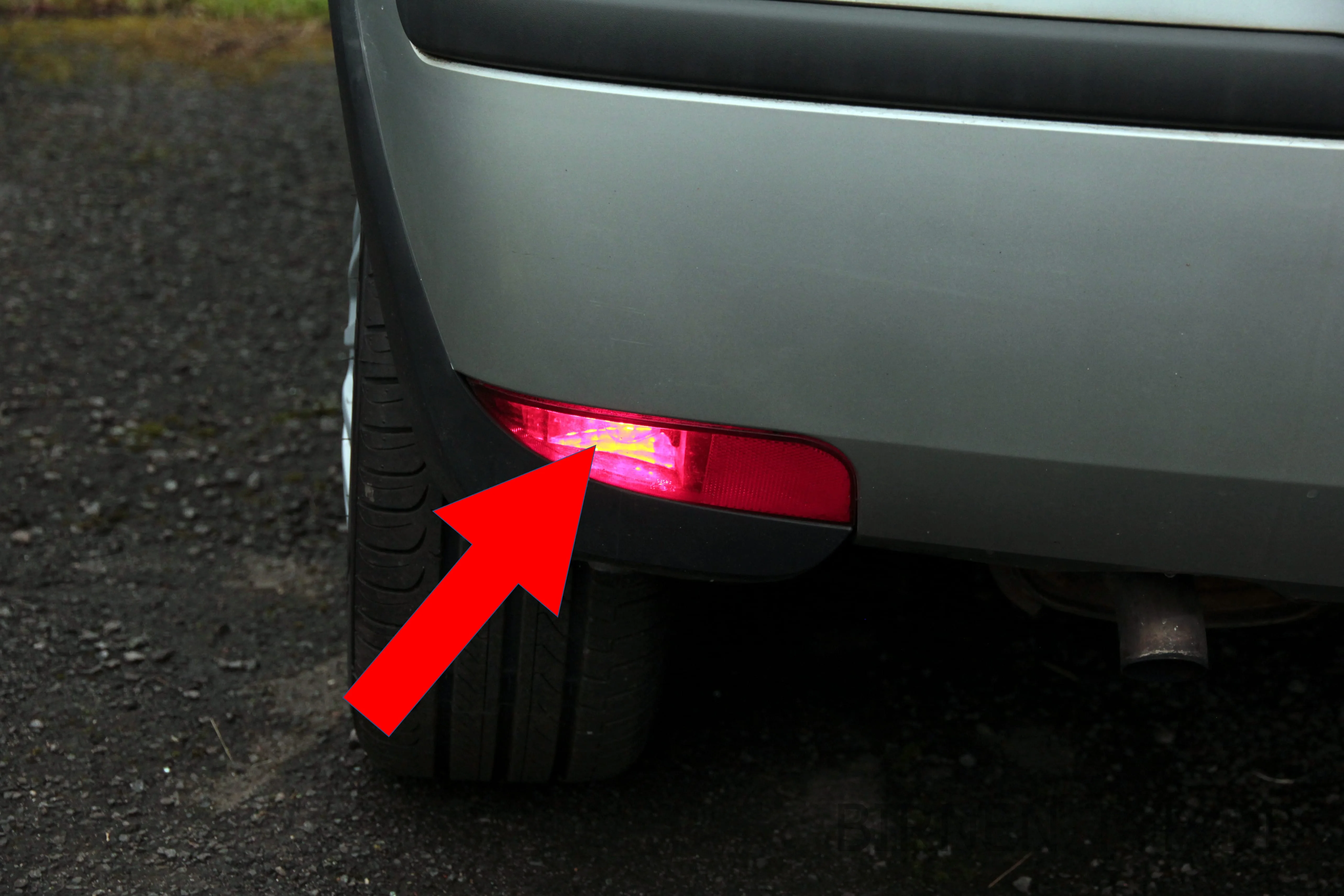 Nebelschlussleuchte des Opel Corsa C