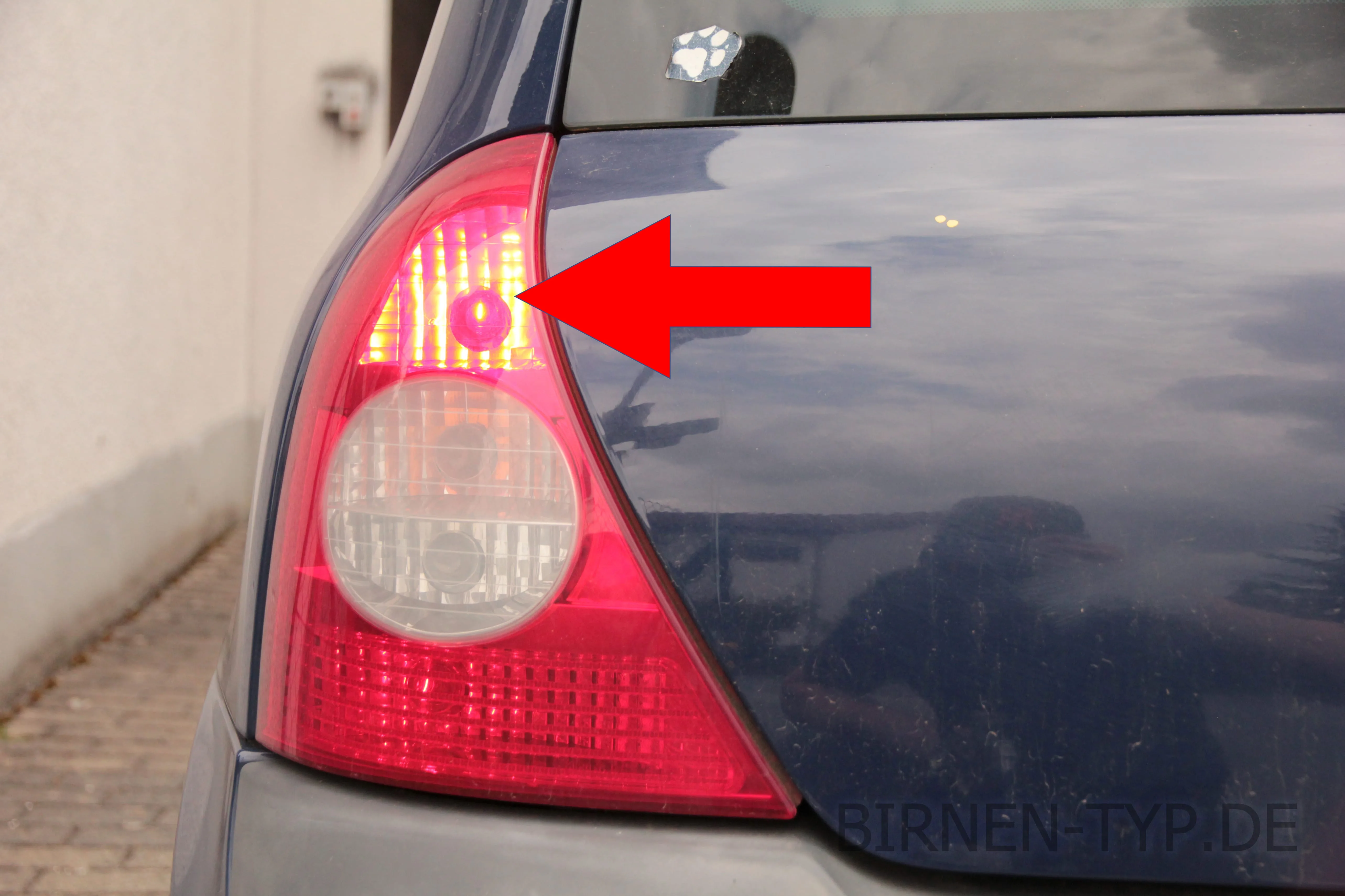 Nebelschlussleuchte des Renault Clio 2