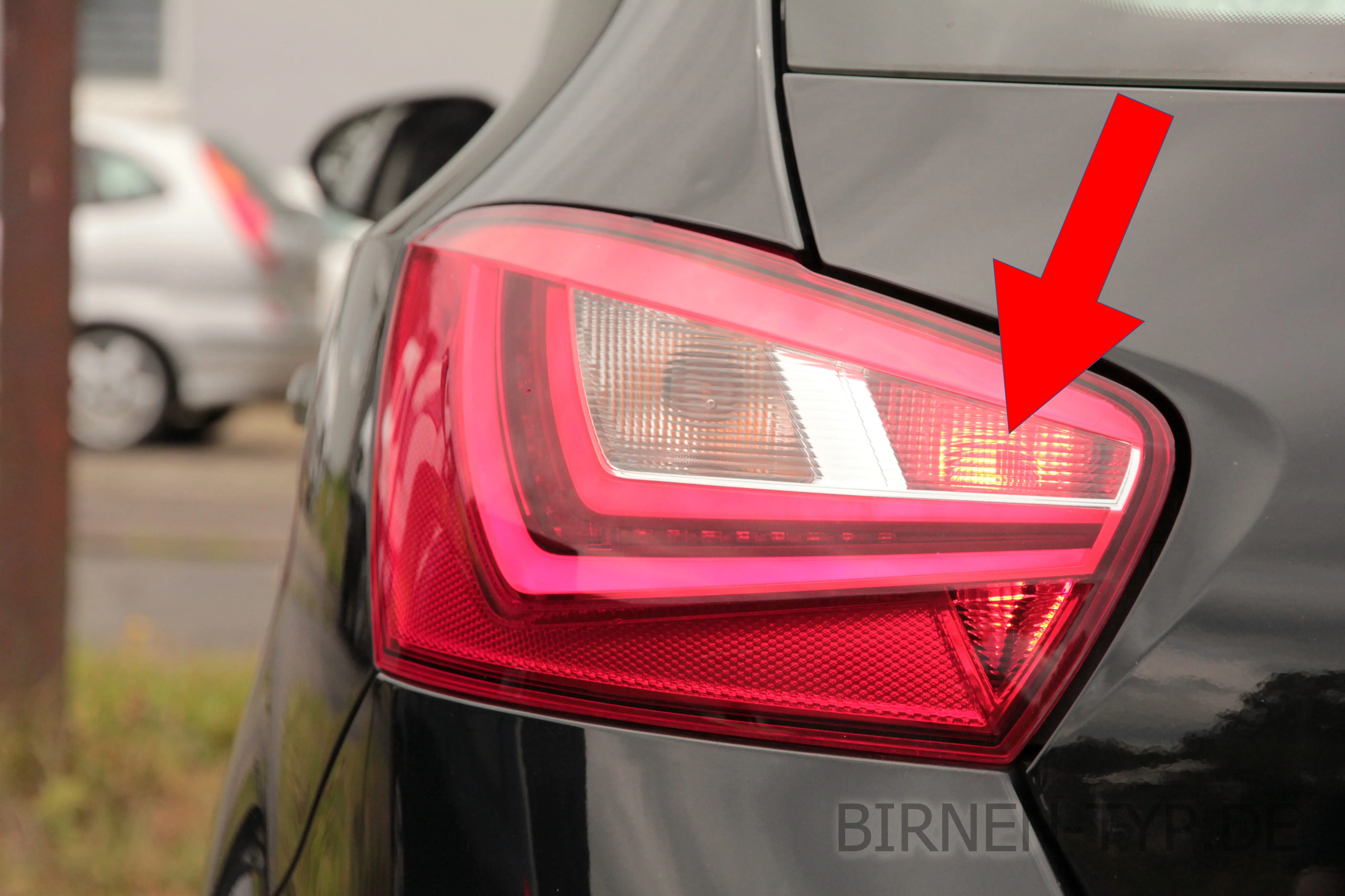 Nebelschlussleuchte des Seat Ibiza