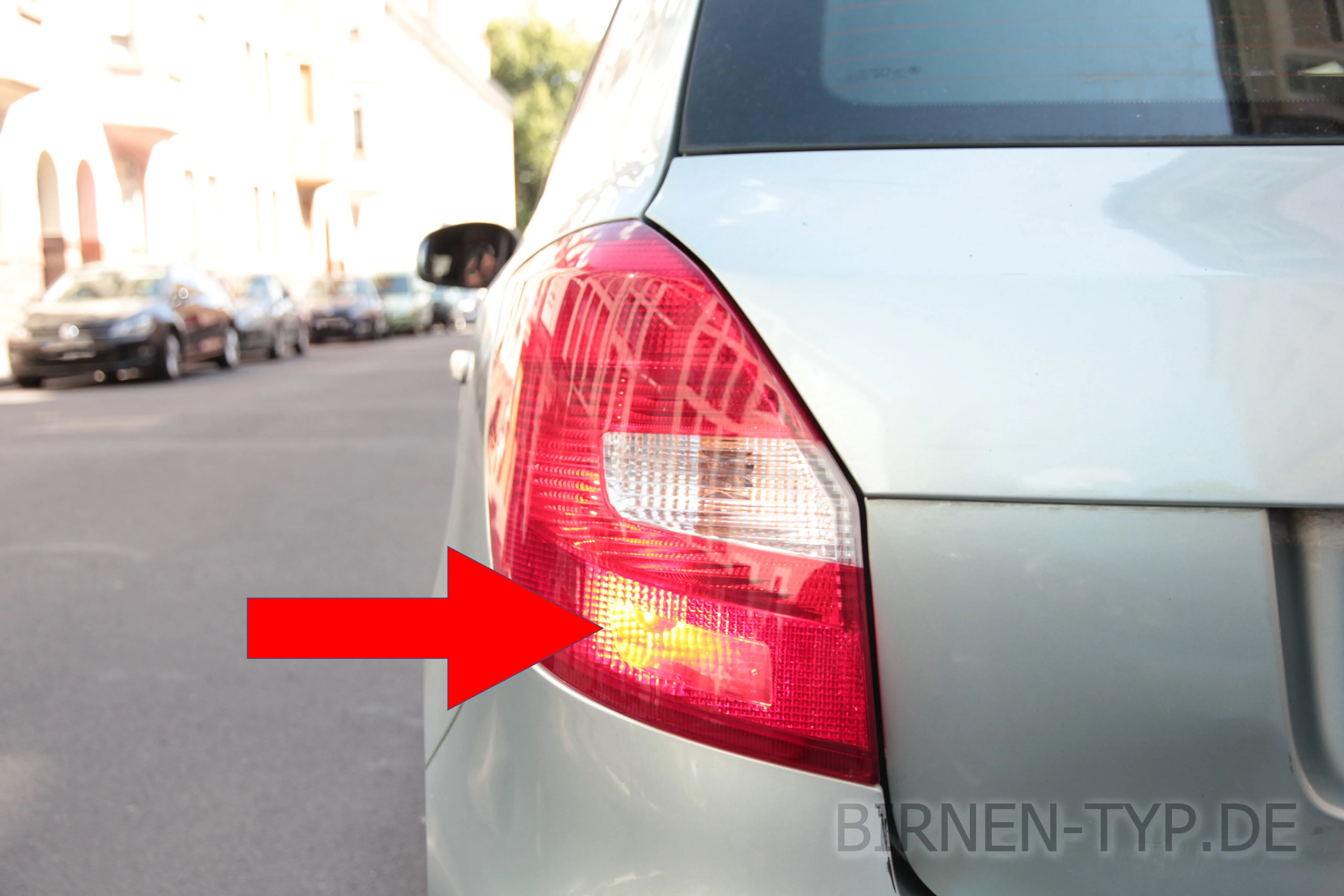 Nebelschlussleuchte des Škoda Fabia 2
