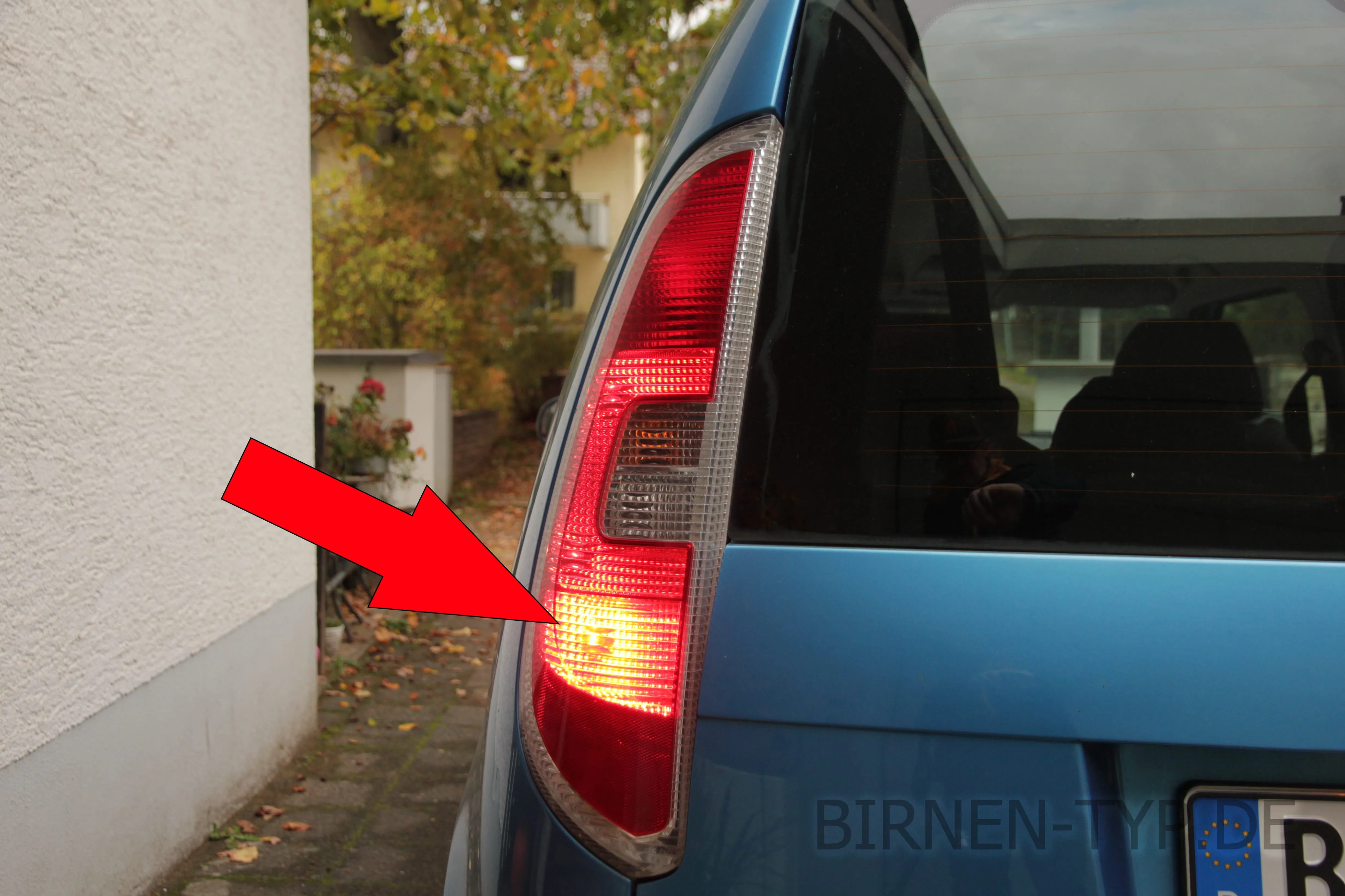 Nebelschlussleuchte des Škoda Roomster