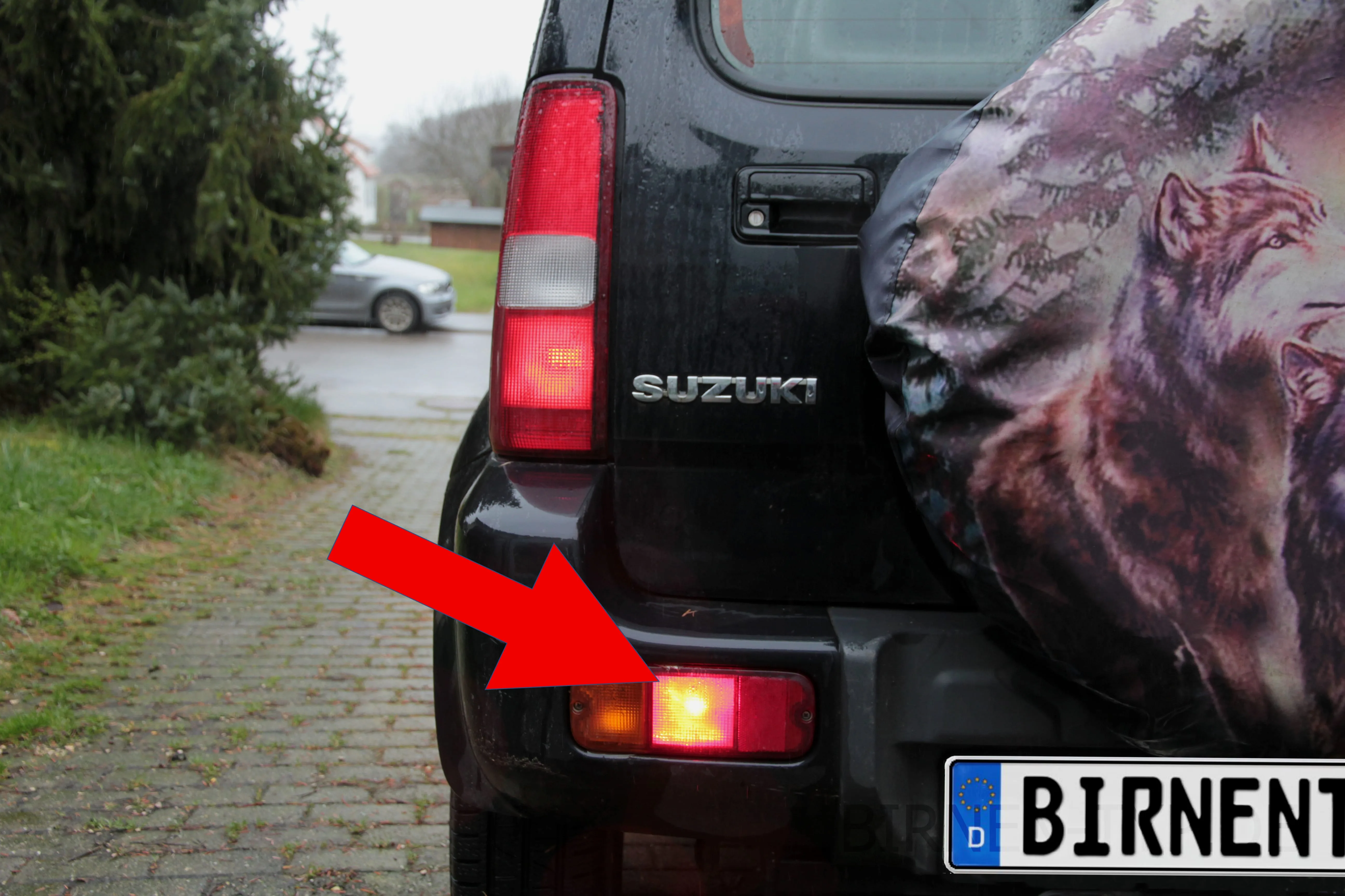 Nebelschlussleuchte des Suzuki Jimny 1