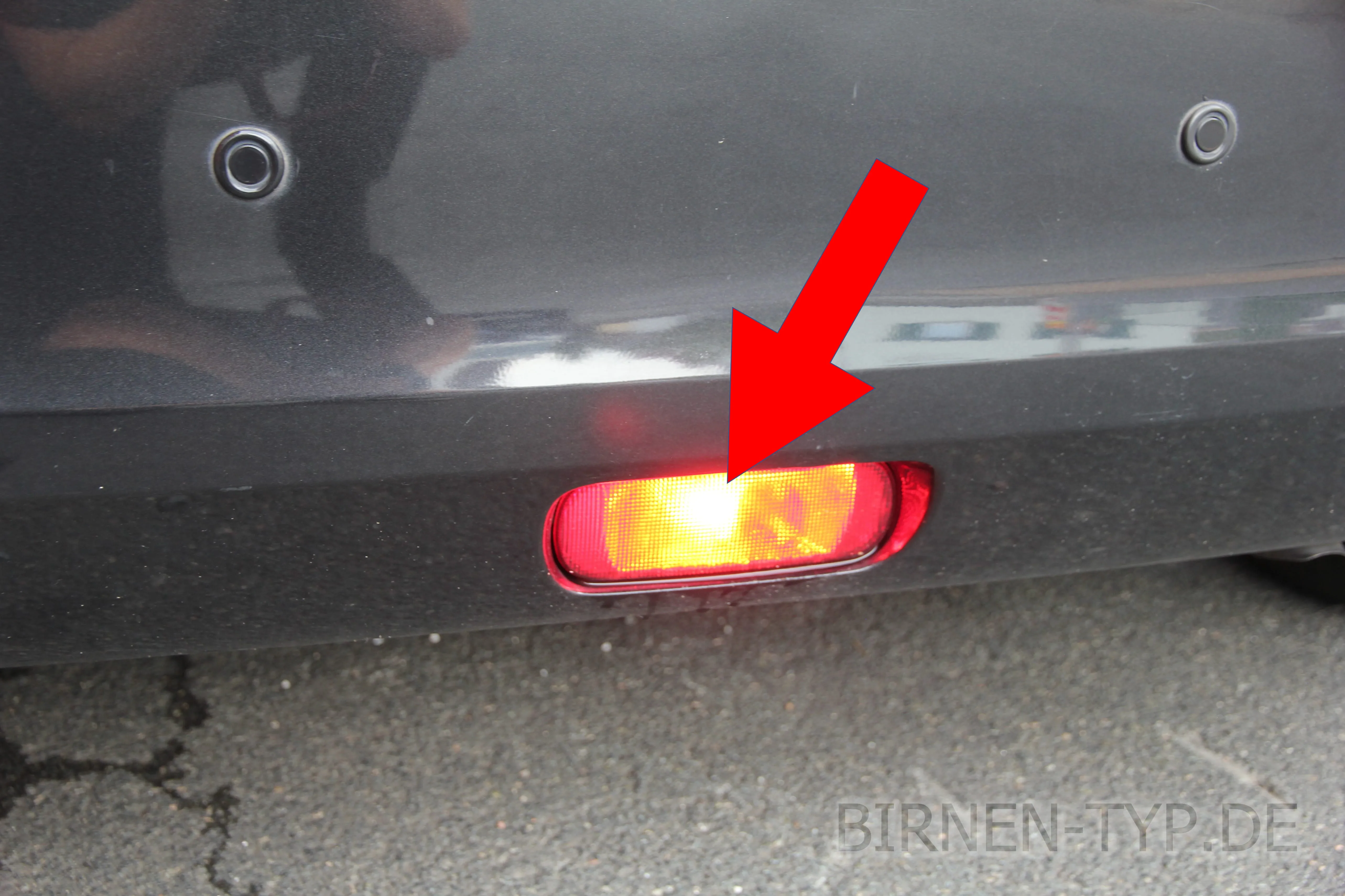 Nebelschlussleuchte des Suzuki Swift