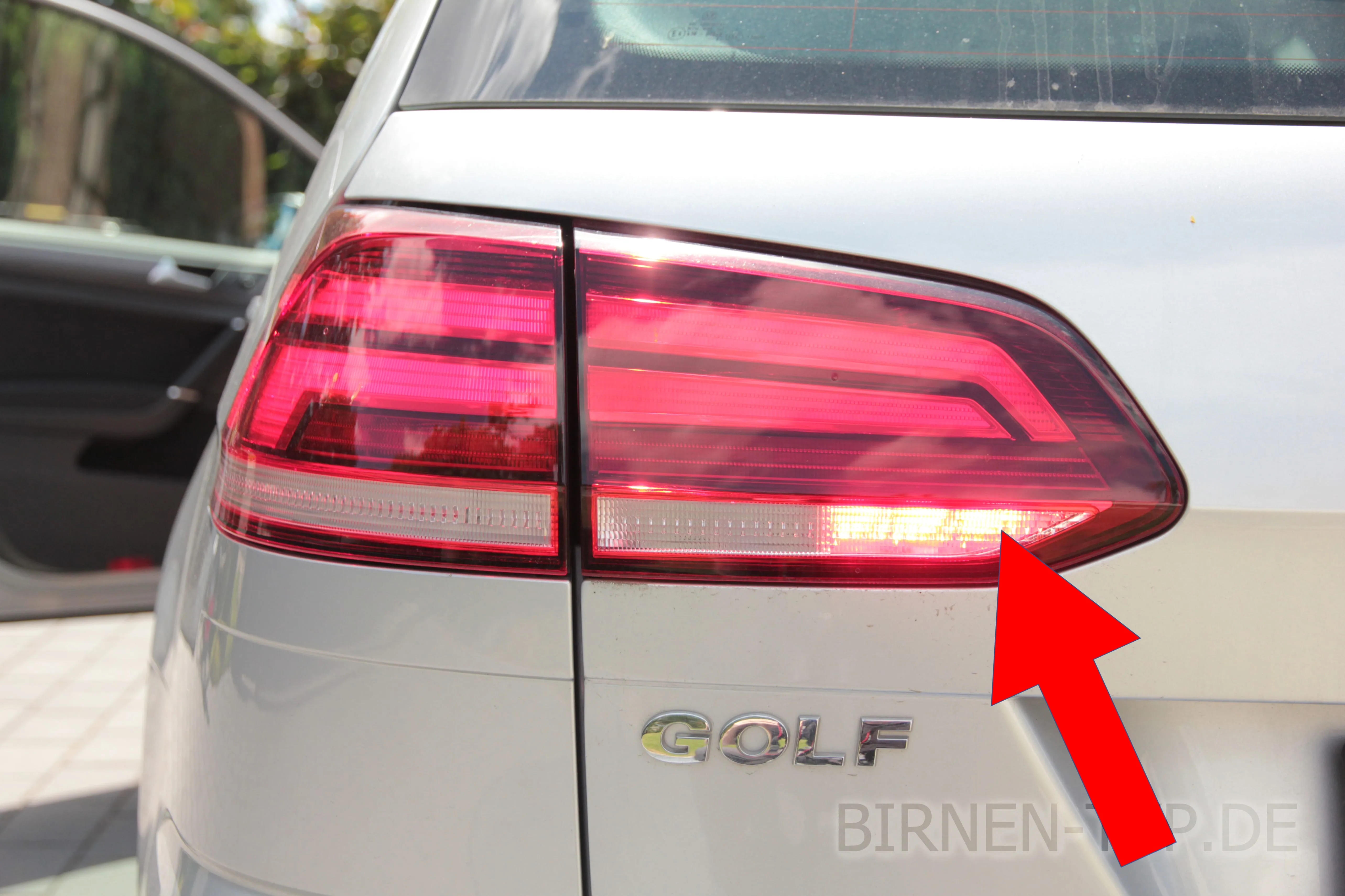 Nebelschlussleuchte des VW Golf 7