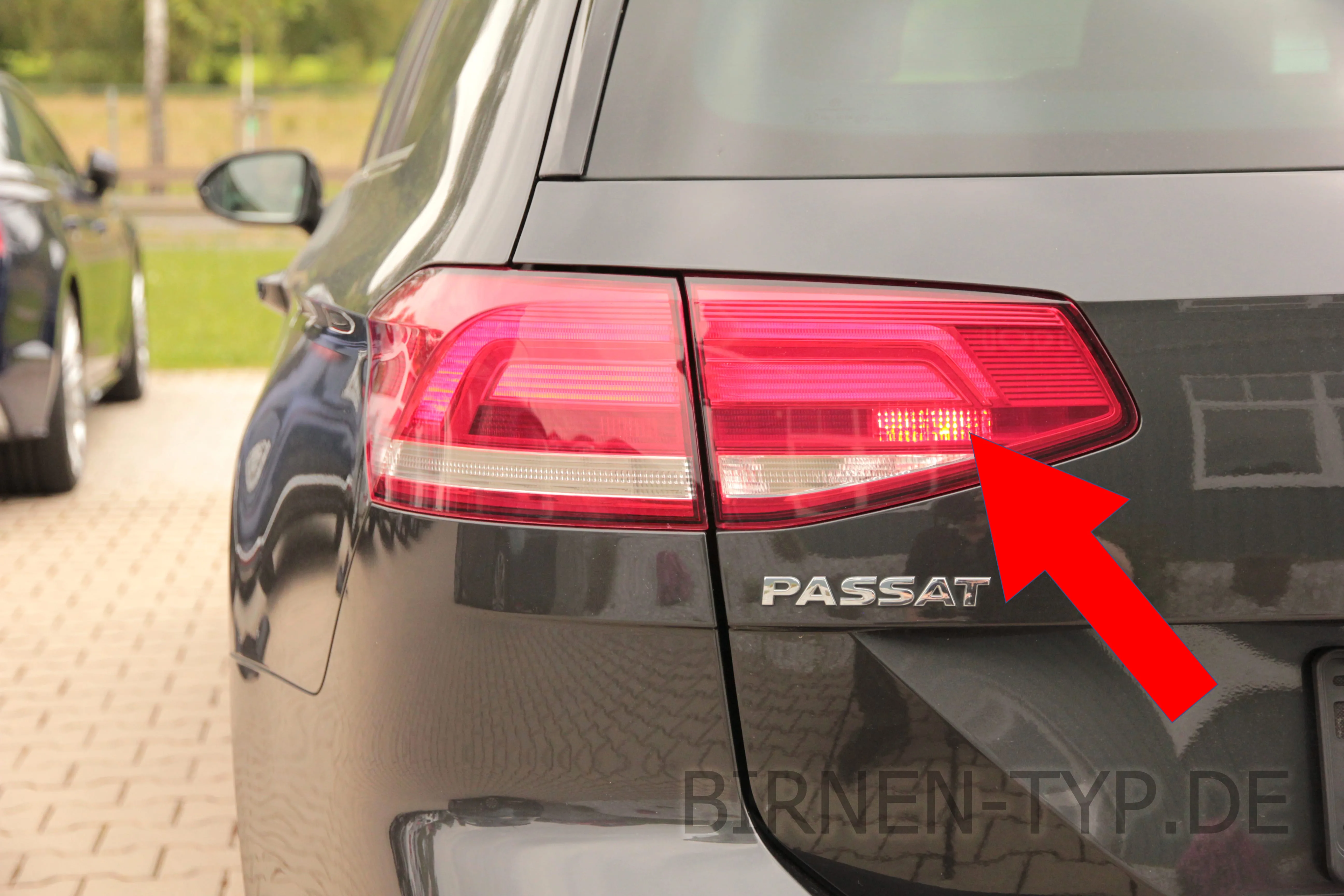 Nebelschlussleuchte des VW Passat 8. Gen