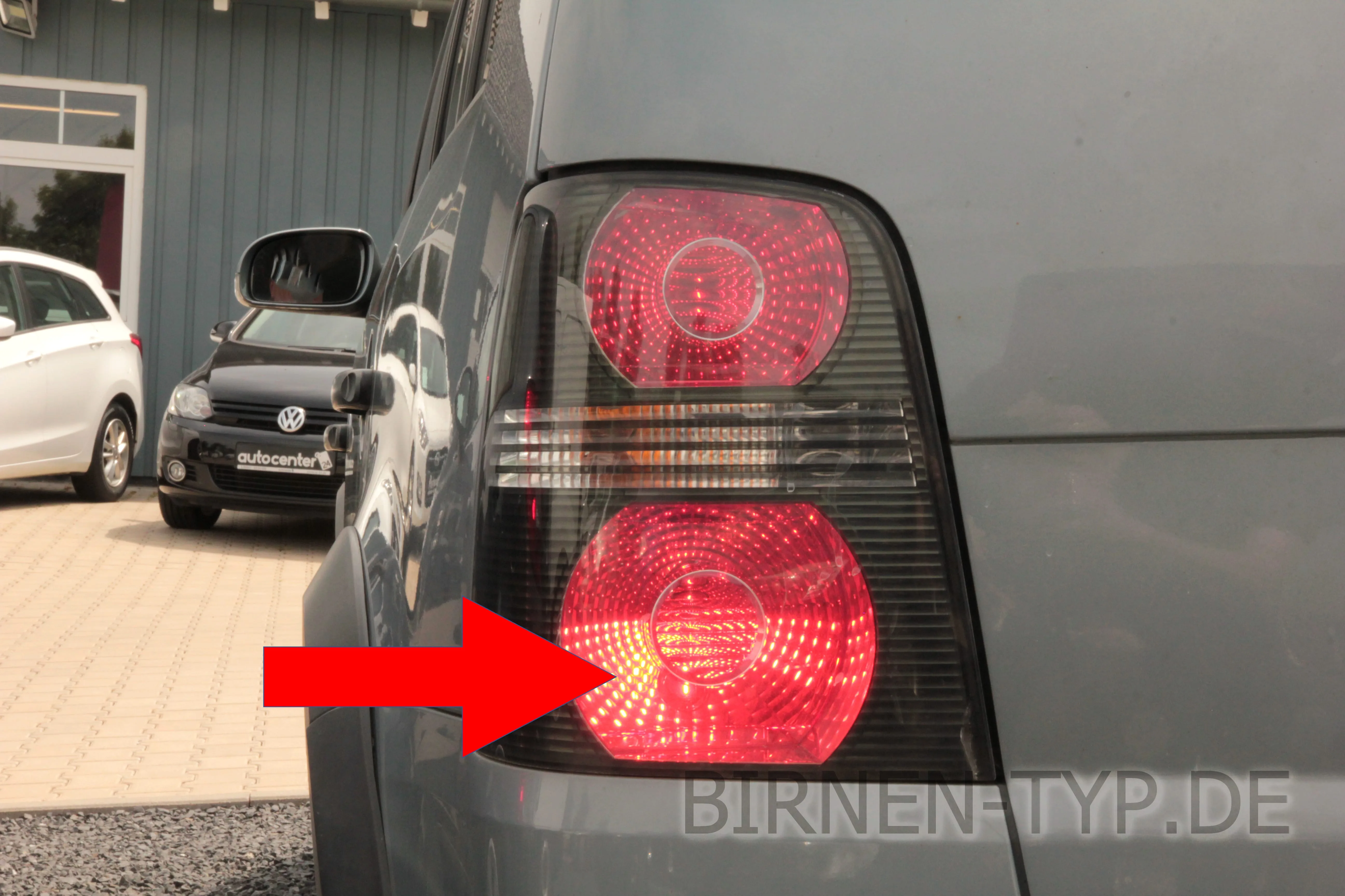 Nebelschlussleuchte des VW Touran 1. Gen GP1