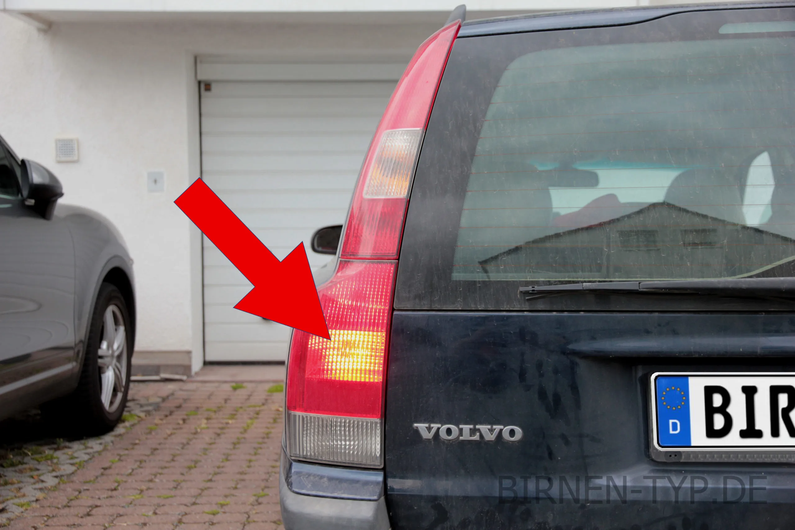 Nebelschlussleuchte des Volvo V70