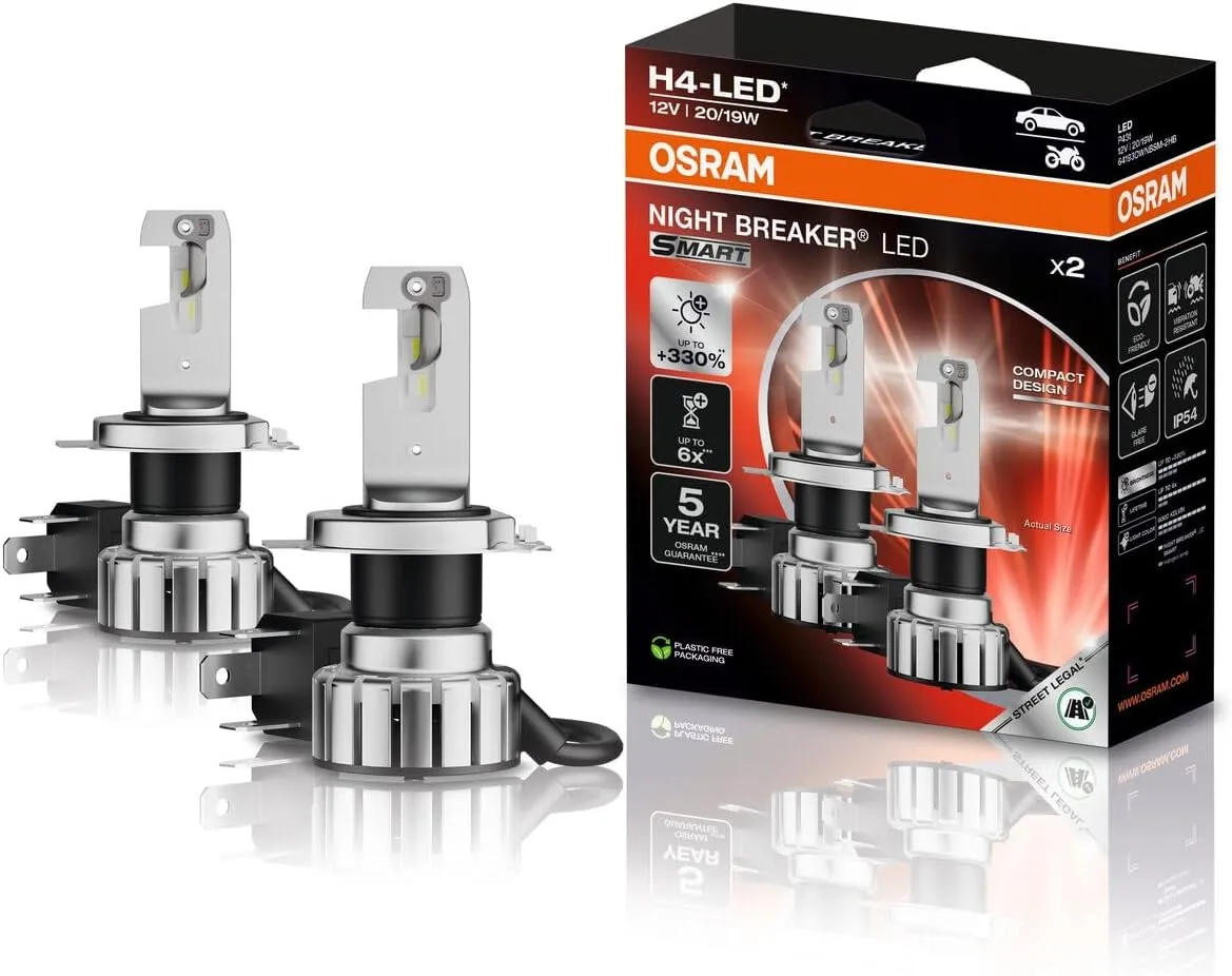 Osram Nigh Breaker LED H4 Smart Gen 2 Abblendlicht Fernlicht legal retrofit endlich LED statt Halogen fahren