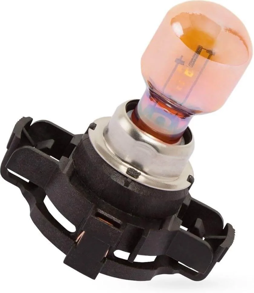 Typische PY24W-Birne mit Sockel PGU20/4