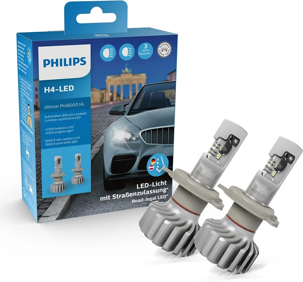 Philips Ultinon 6000 H7 LEDs für Dein Auto, Motorrad oder Wohnmobil