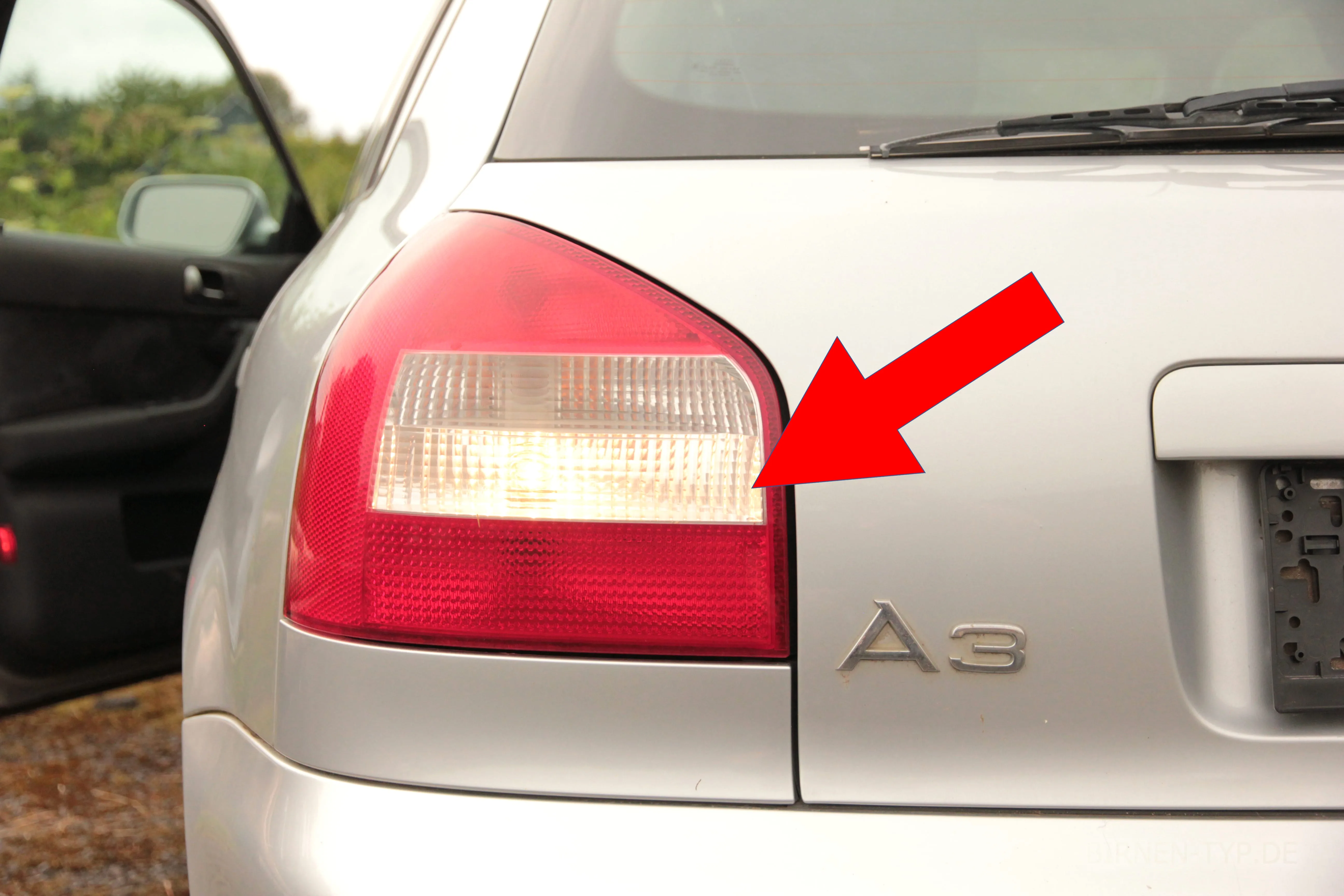 Rückfahrlicht des Audi A3 1. Gen