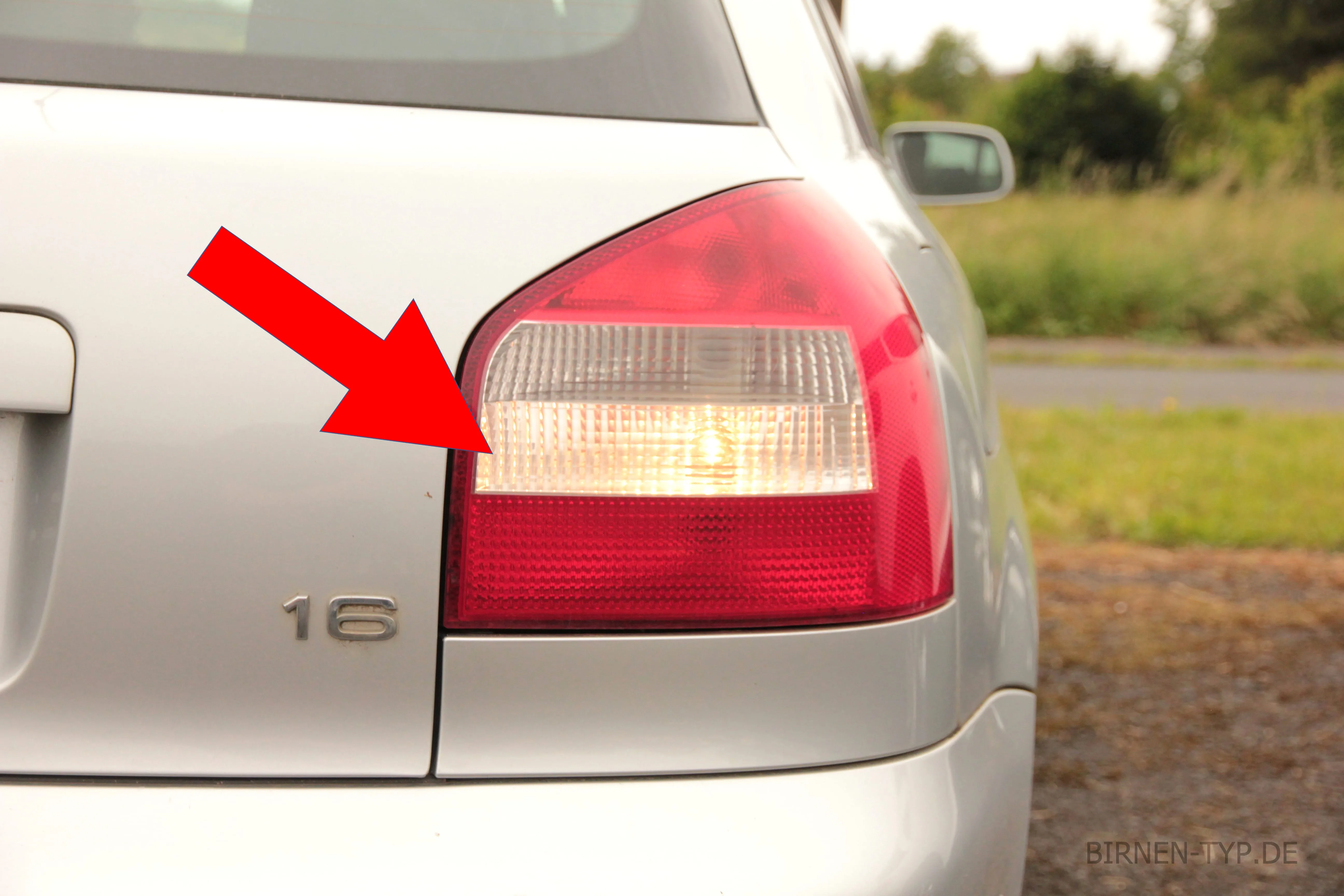 Rückfahrlicht des Audi A3 1. Gen