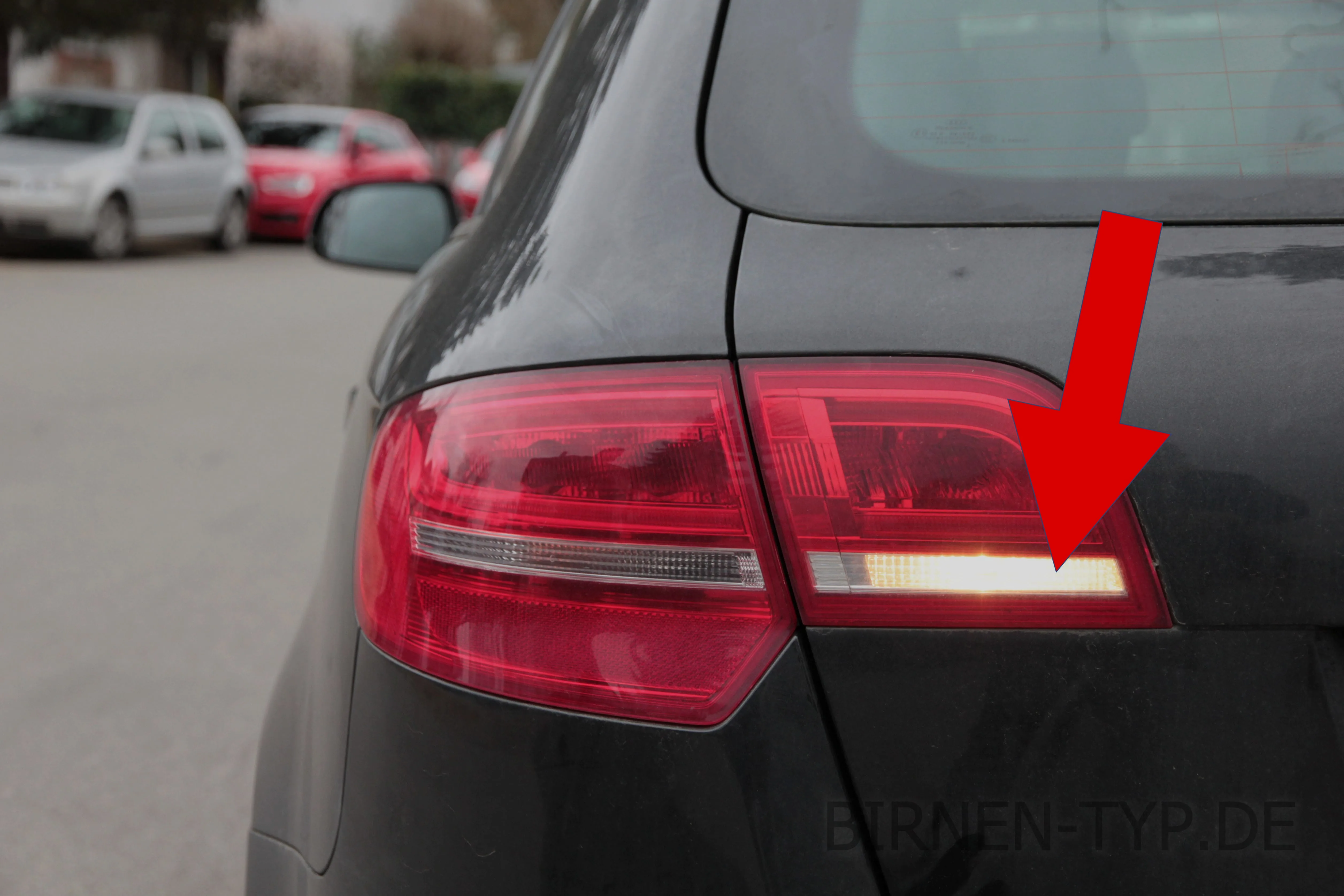 Rückfahrlicht des Audi A3 Sportback