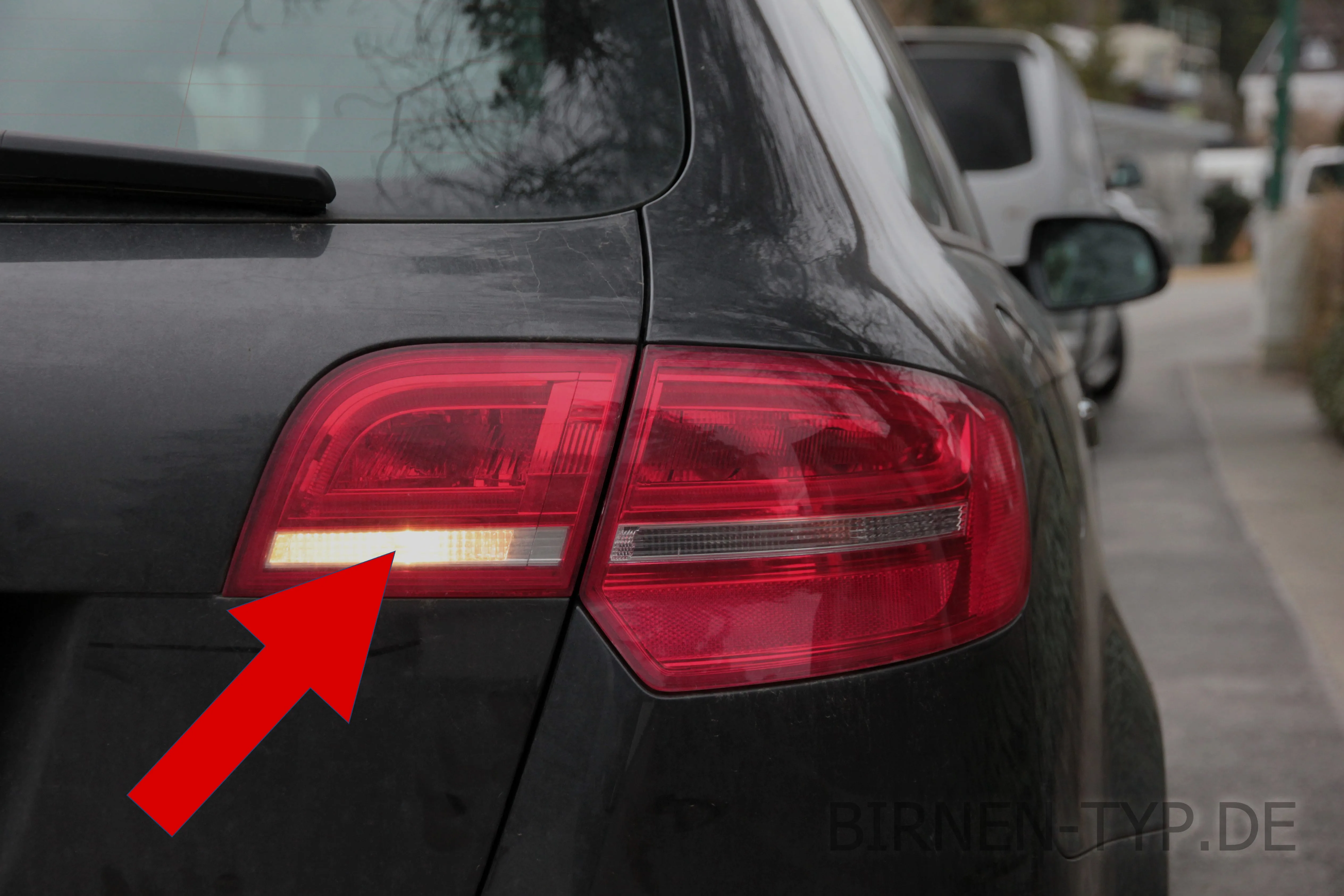 Rückfahrlicht des Audi A3 Sportback