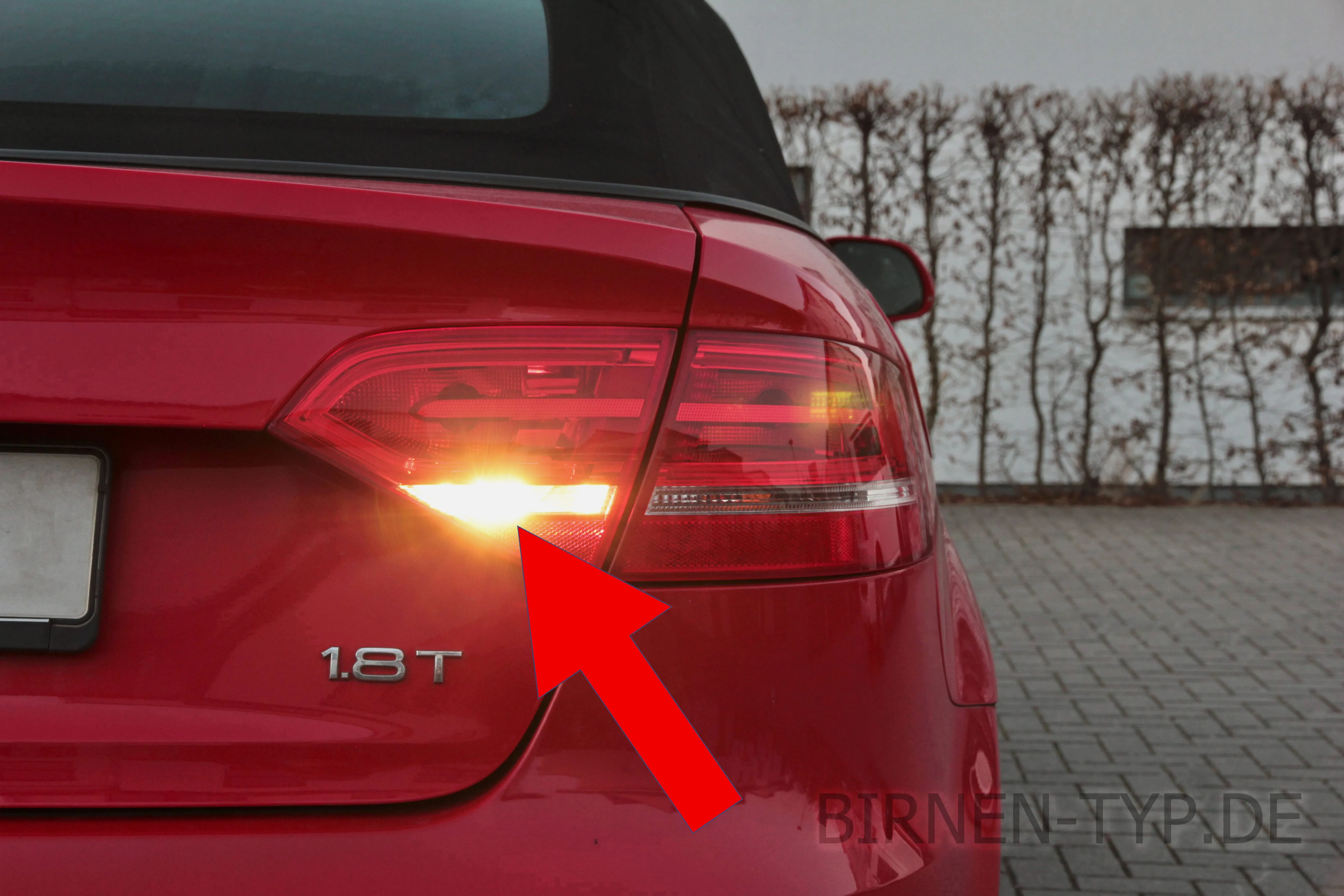 Rückfahrlicht des Audi A3 Cabrio 2. Gen