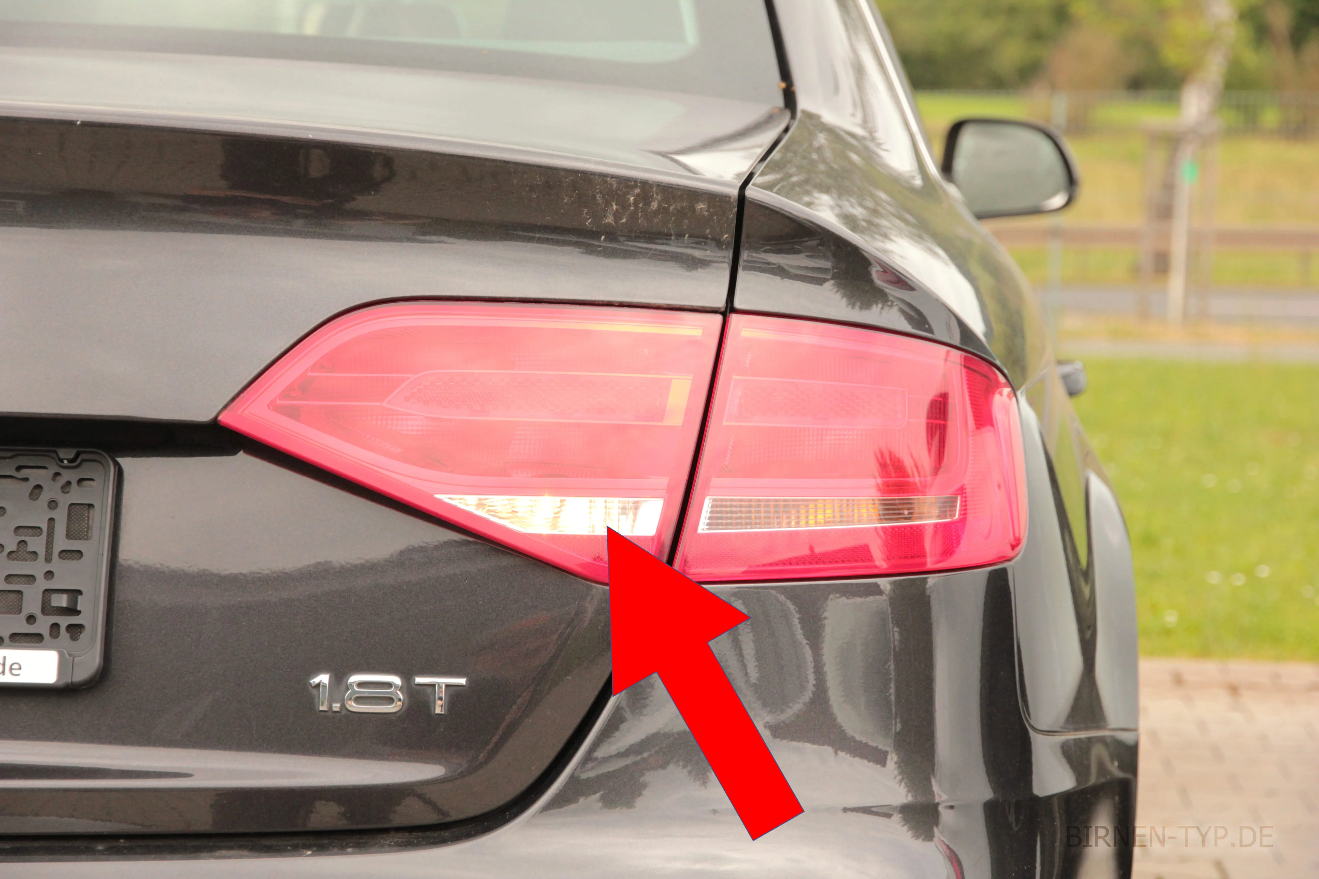 Rückfahrlicht des Audi A4 4. Gen