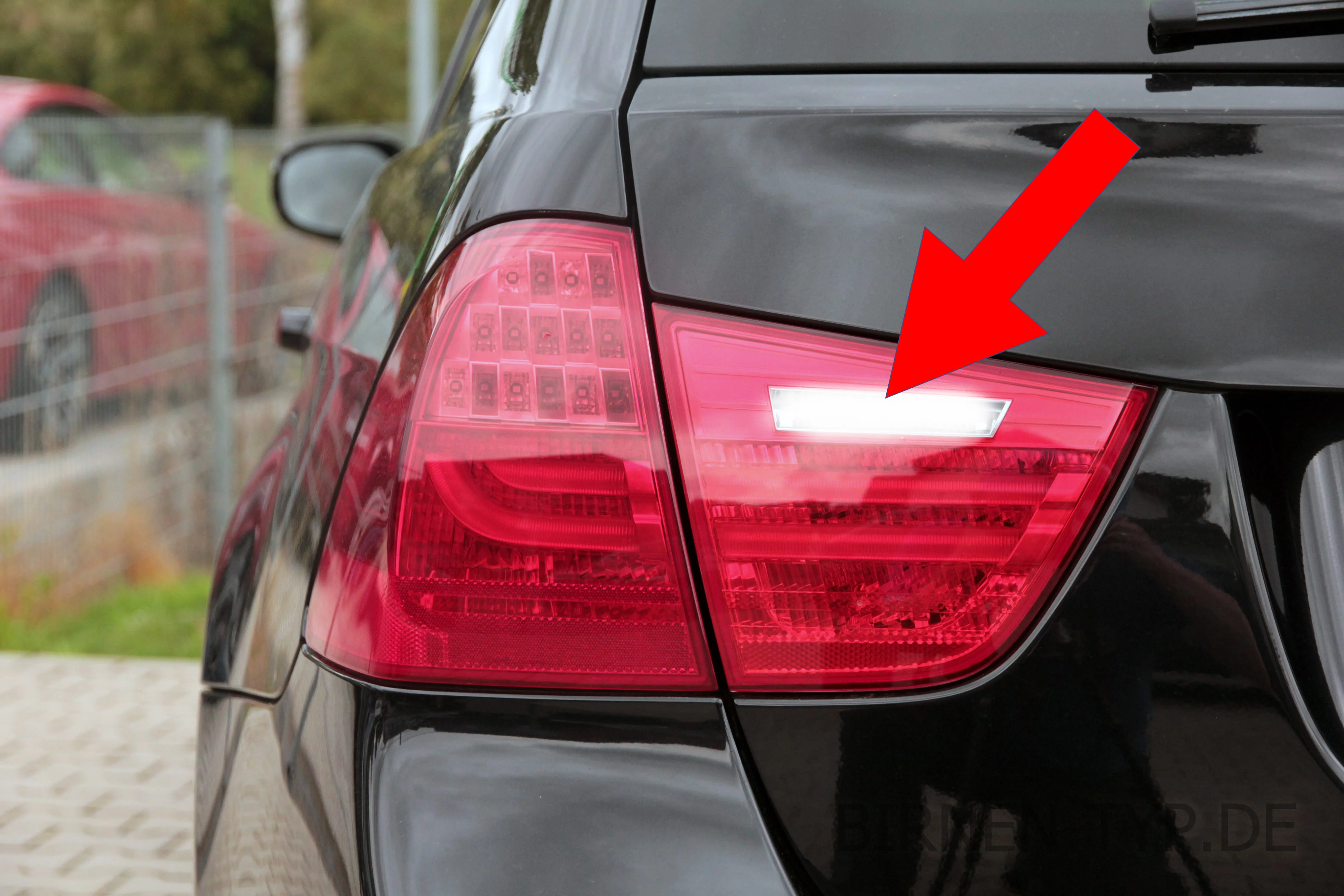 Rückfahrlicht des 3er BMW