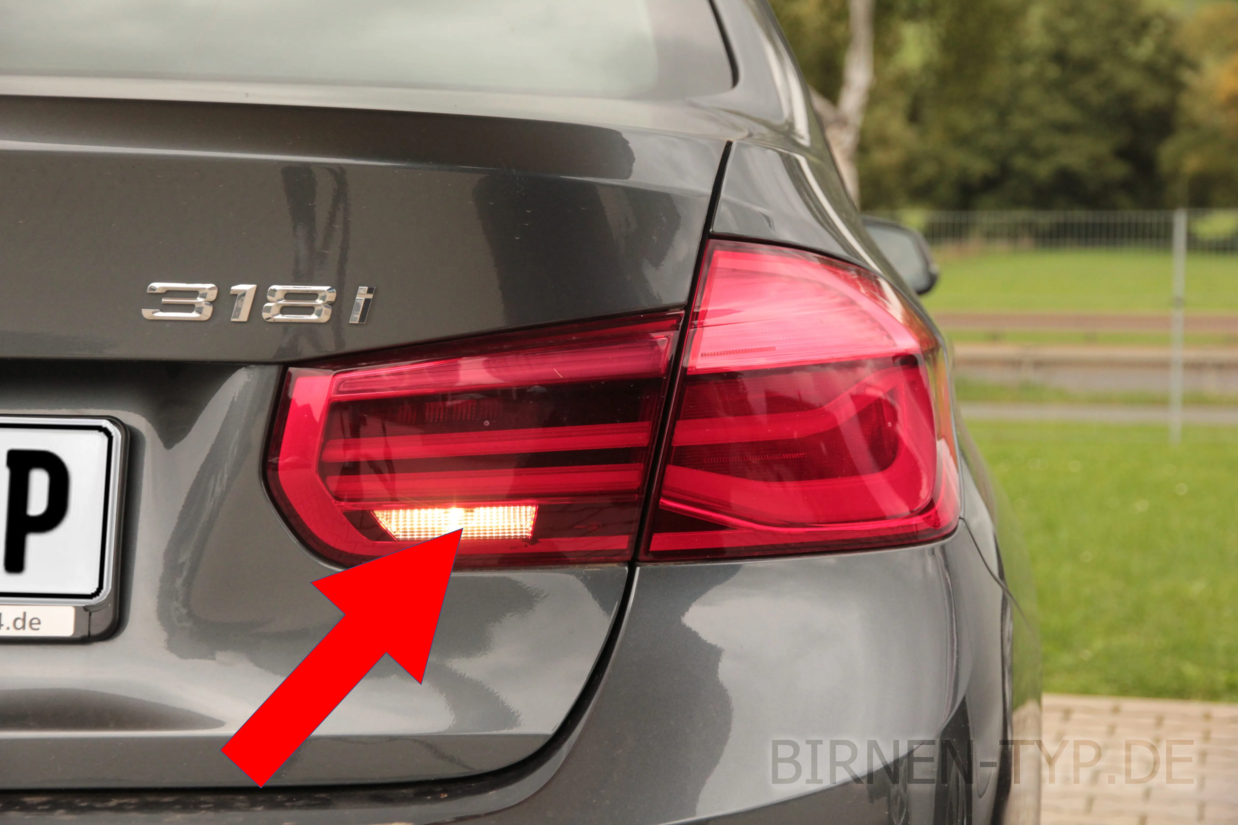 Rückfahrlicht des 3er BMW