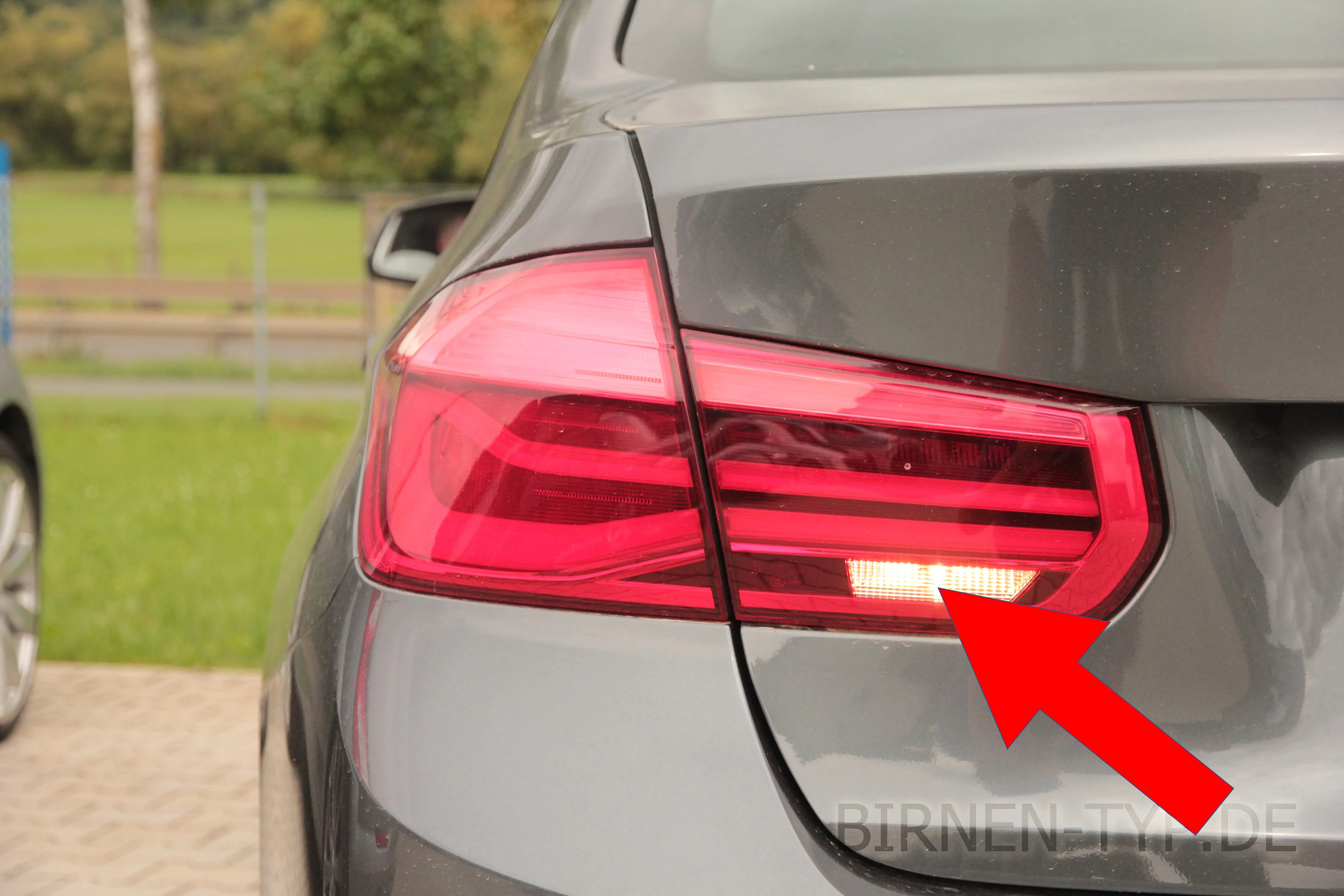 Rückfahrlicht des 3er BMW