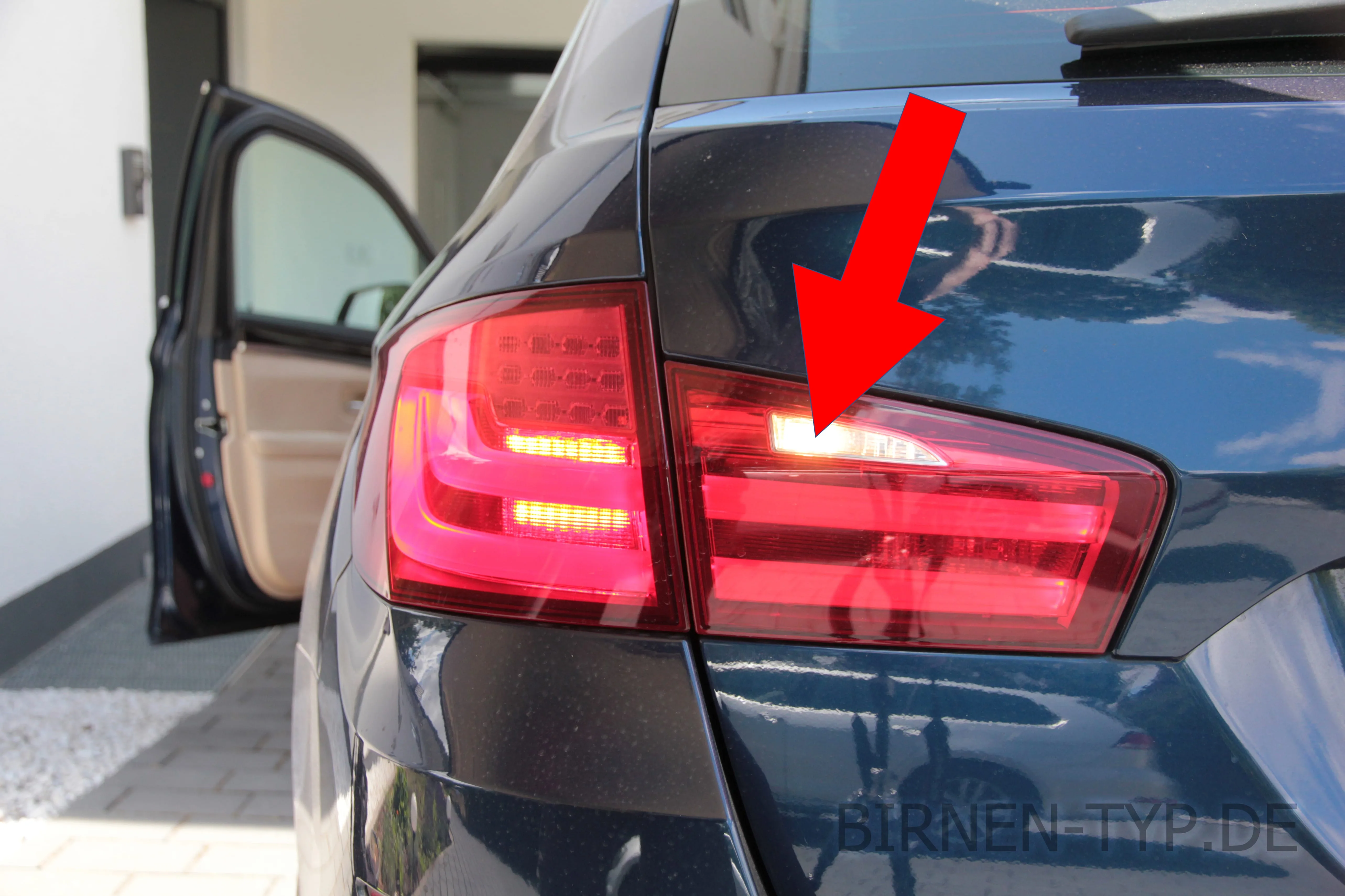 Rückfahrlicht des 5er BMW