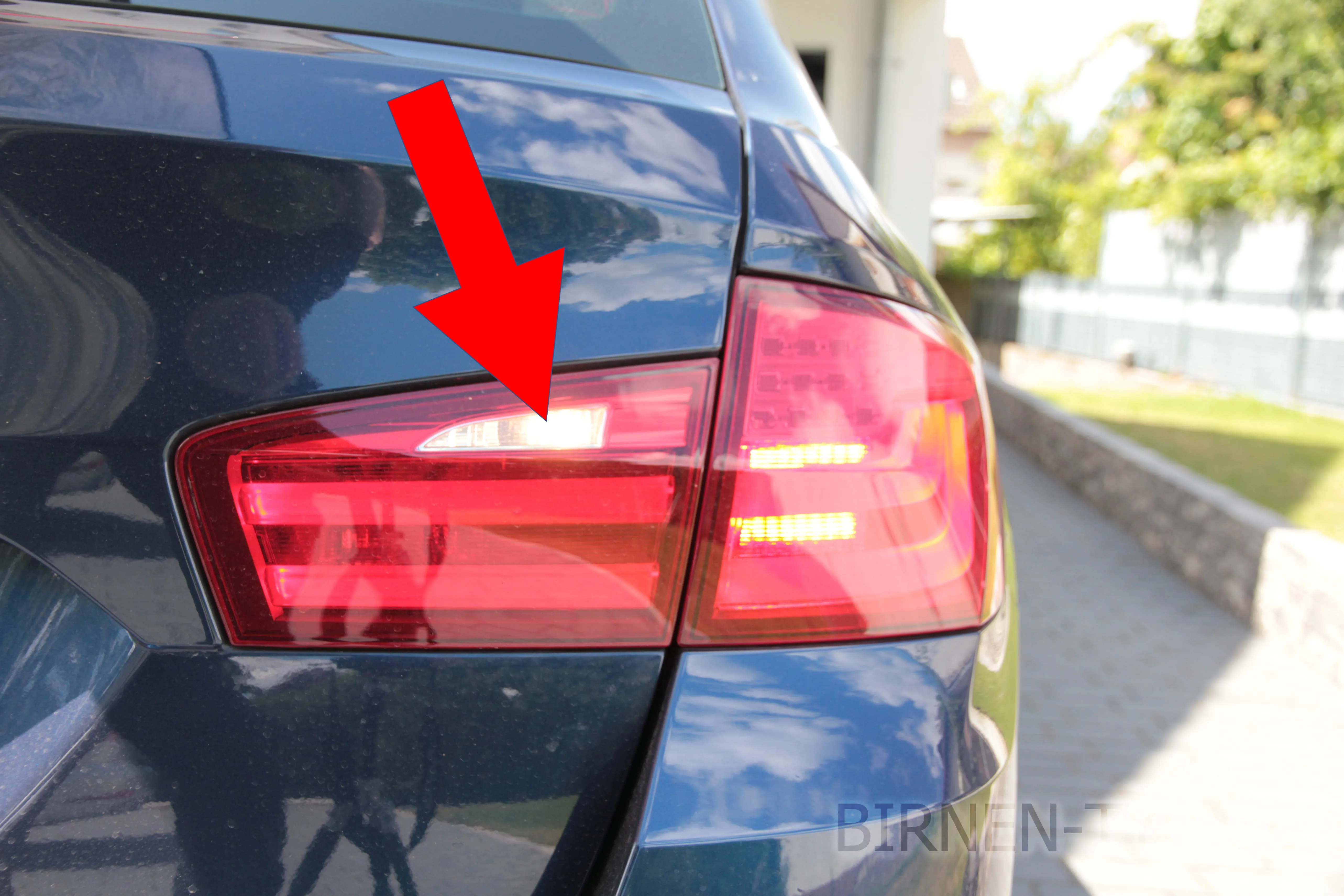 Rückfahrlicht des 5er BMW