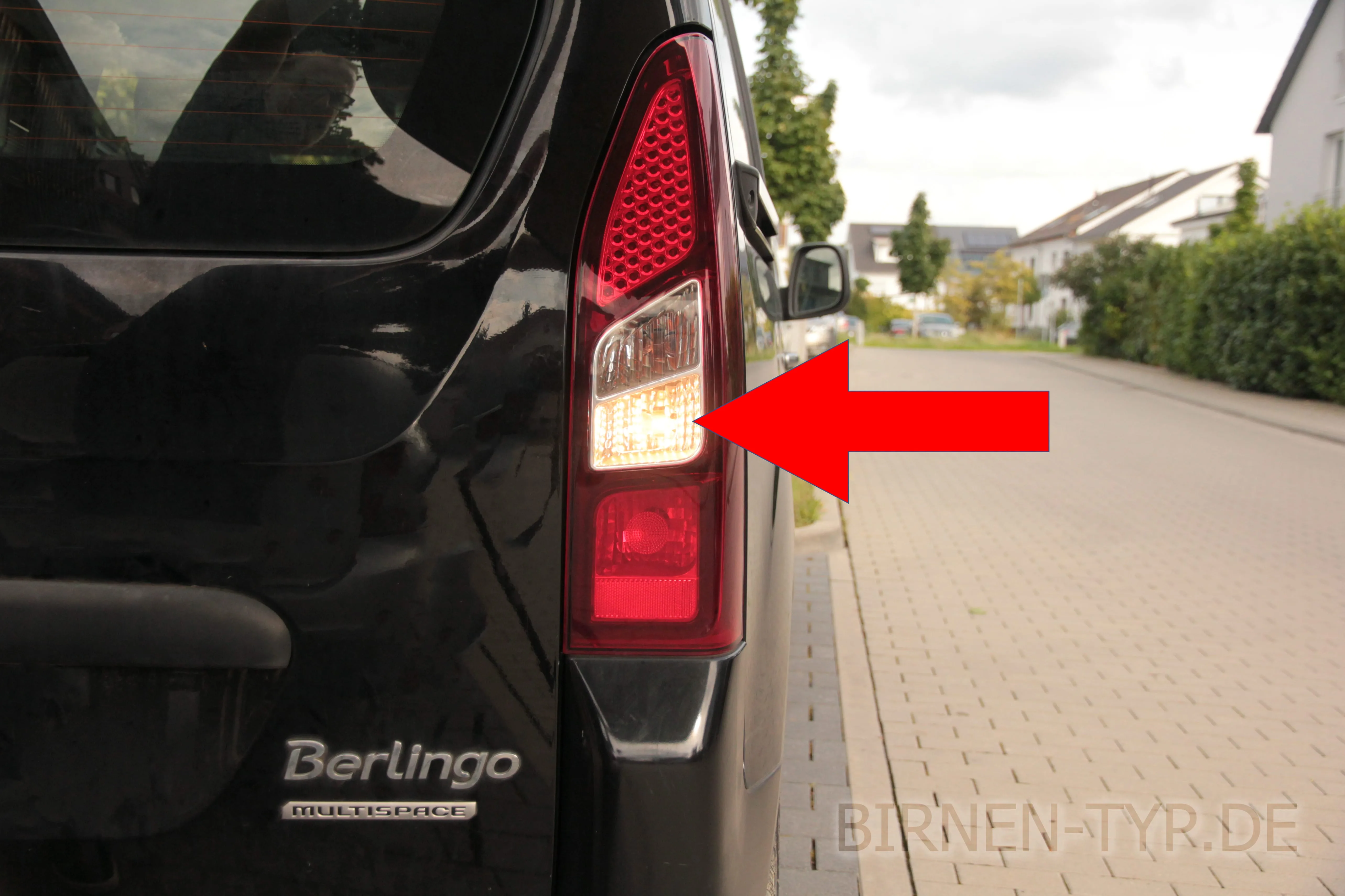 Rückfahrlicht des Citroën Berlingo