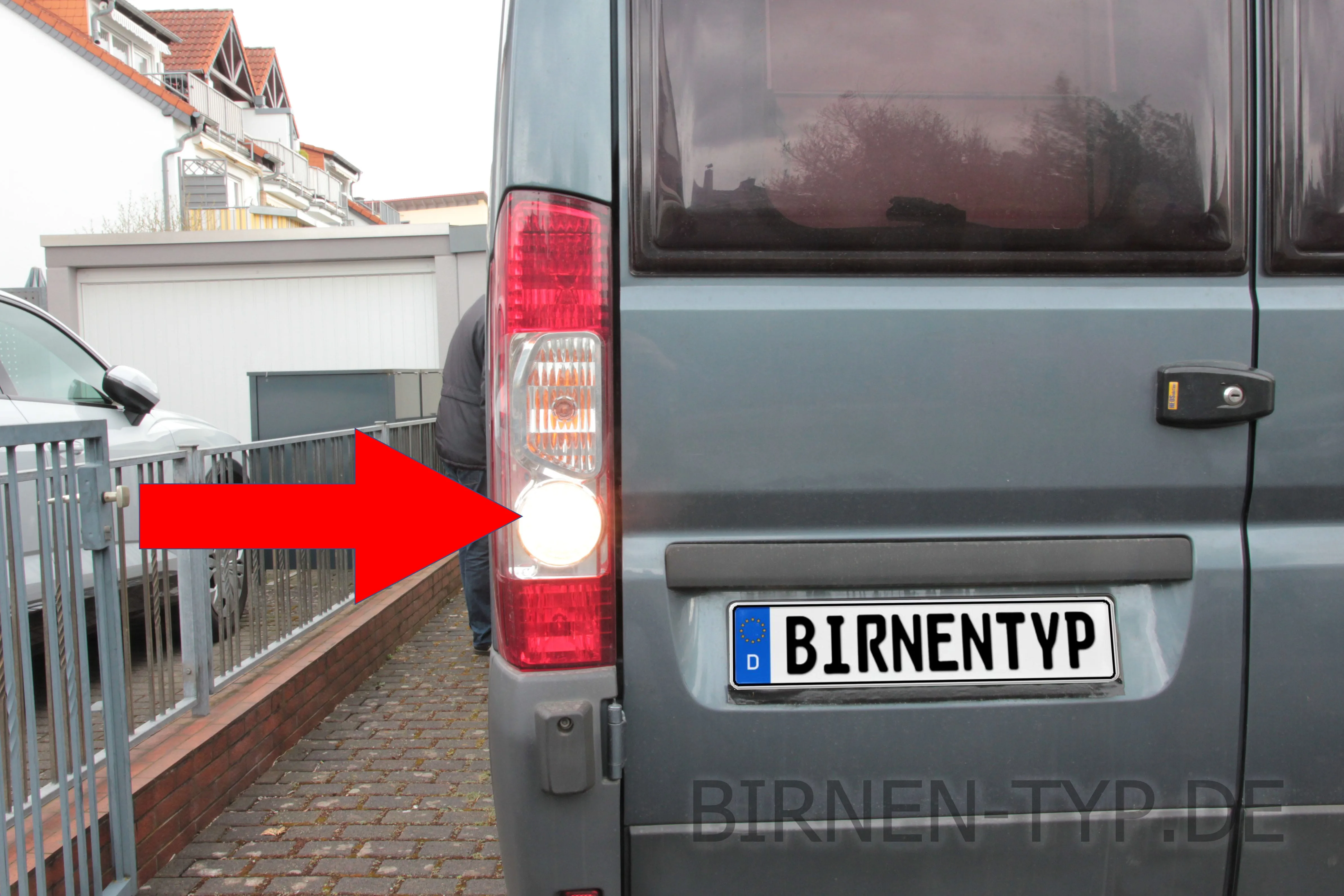 Rückfahrlicht des Fiat Ducato 3. Gen