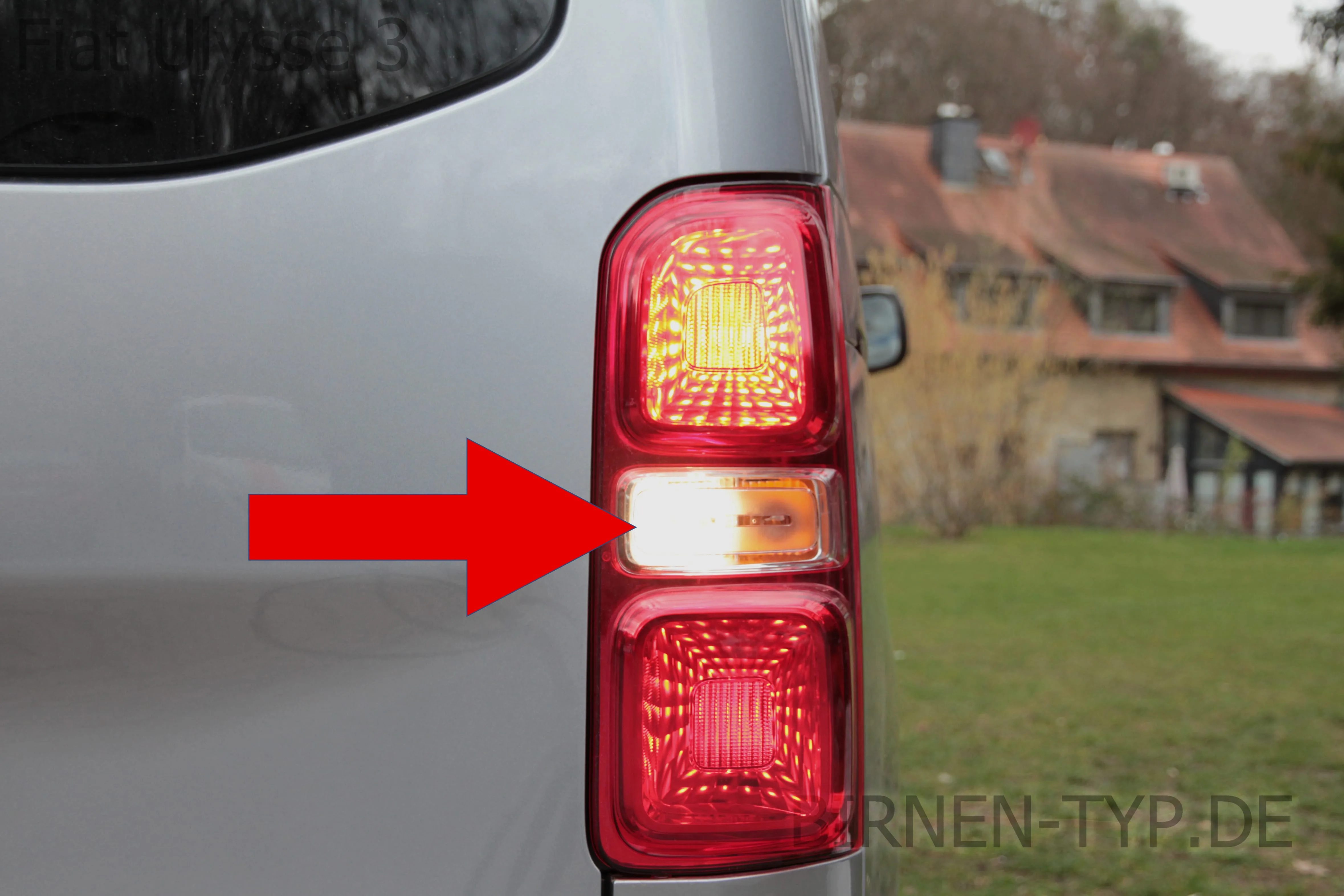 Rückfahrlicht des Fiat Ulysse
