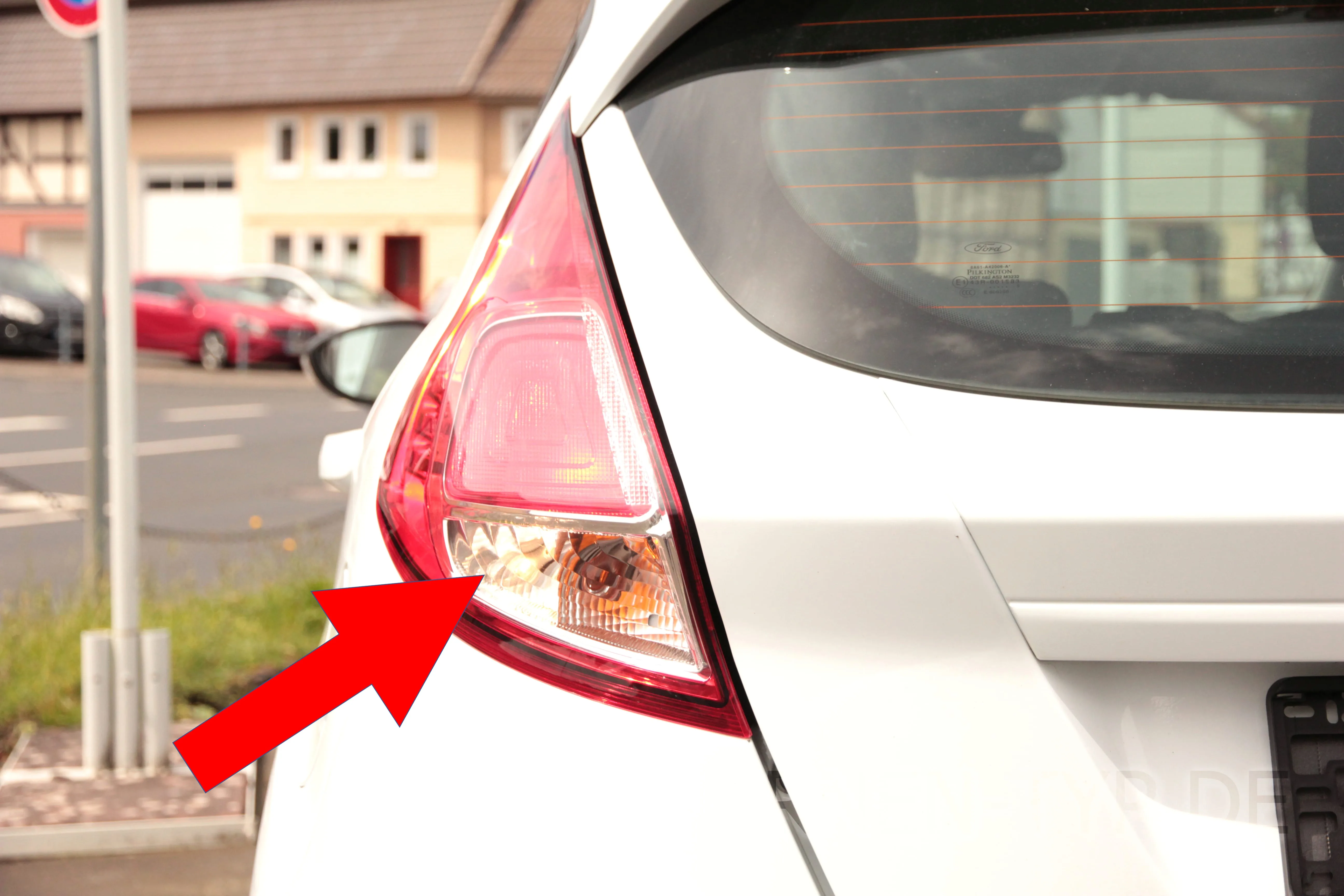 Rückfahrlicht des Ford Fiesta 7. Gen