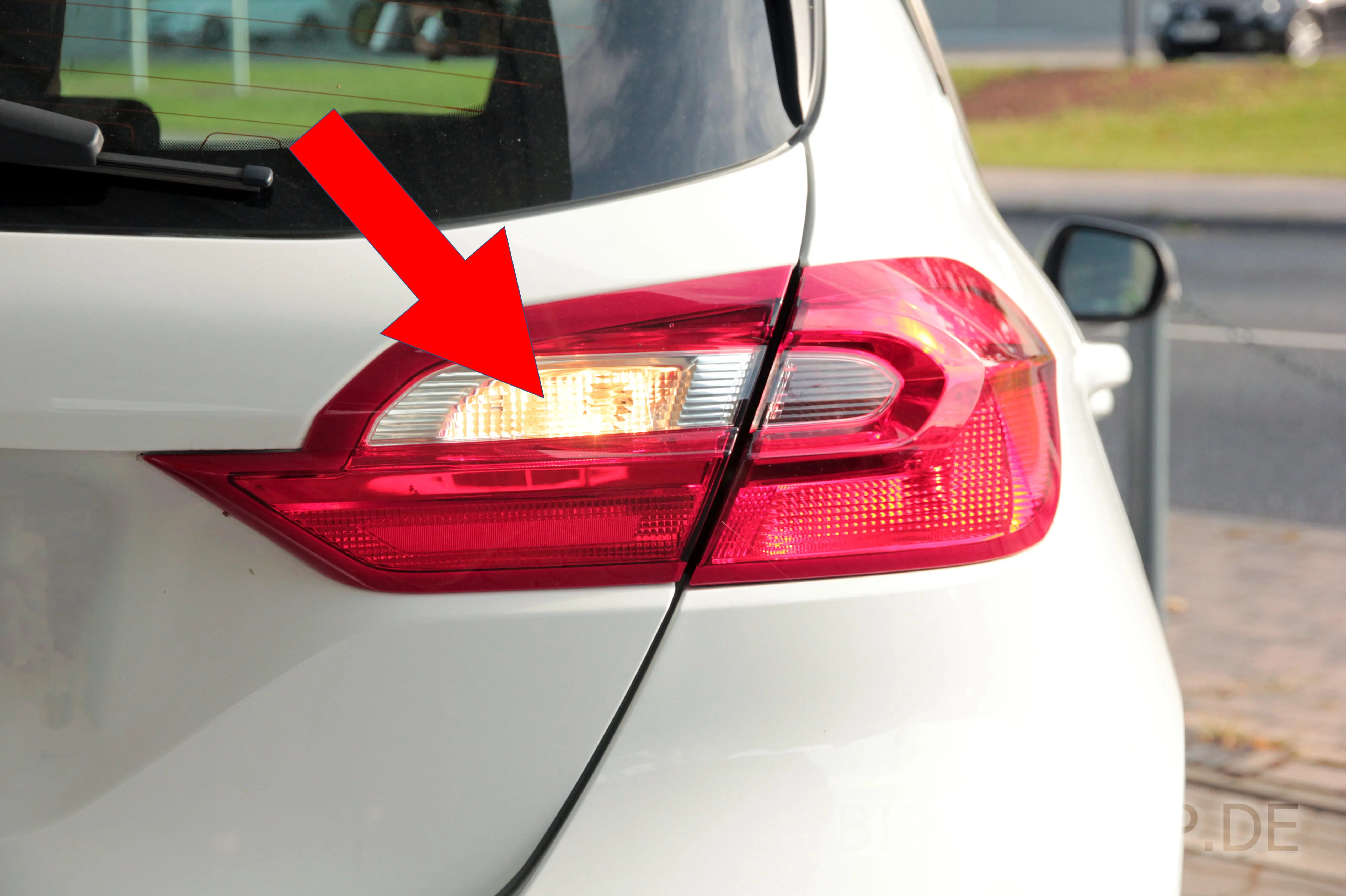 Rückfahrlicht des Ford Fiesta MK8