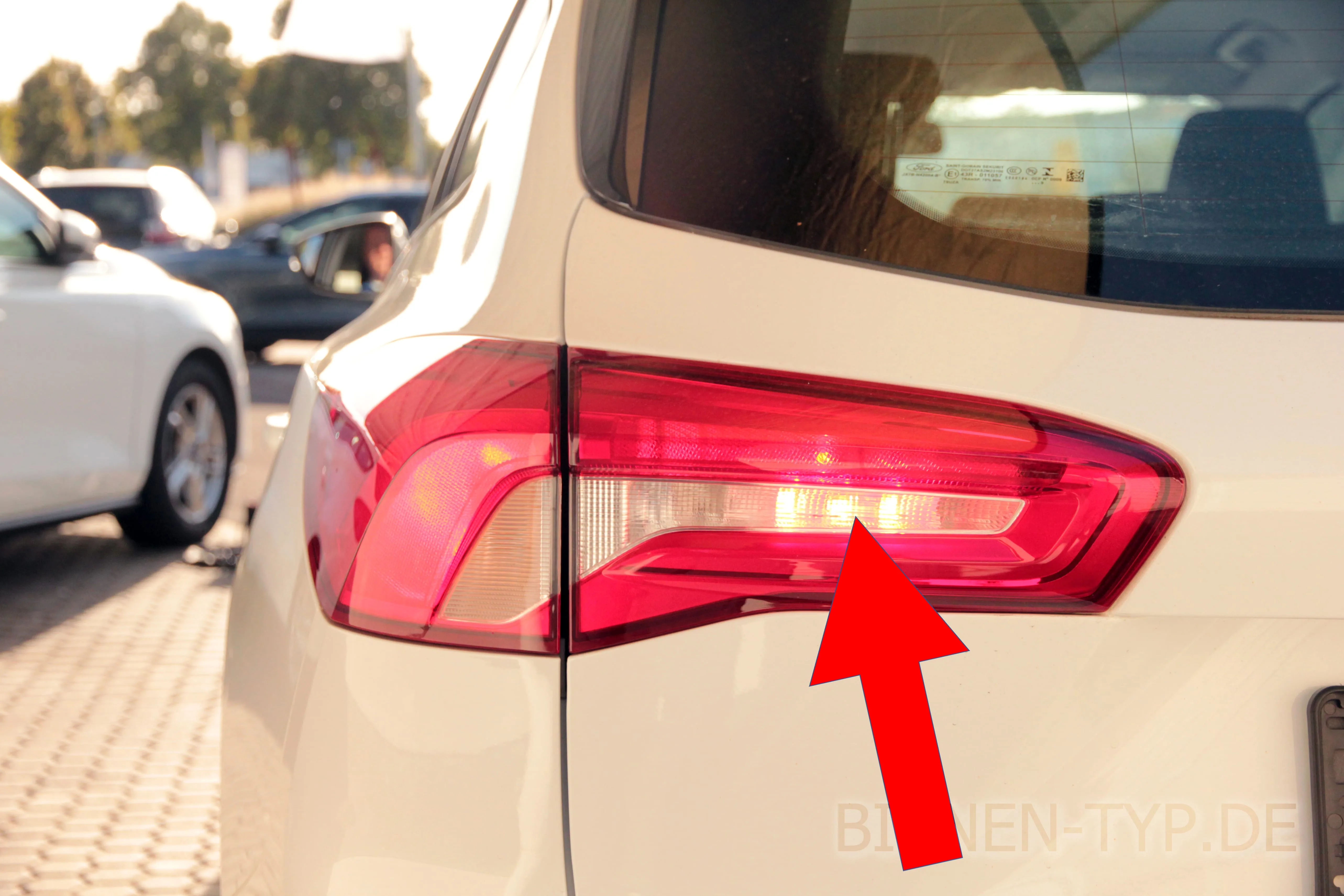Rückfahrlicht des Ford Focus MK4