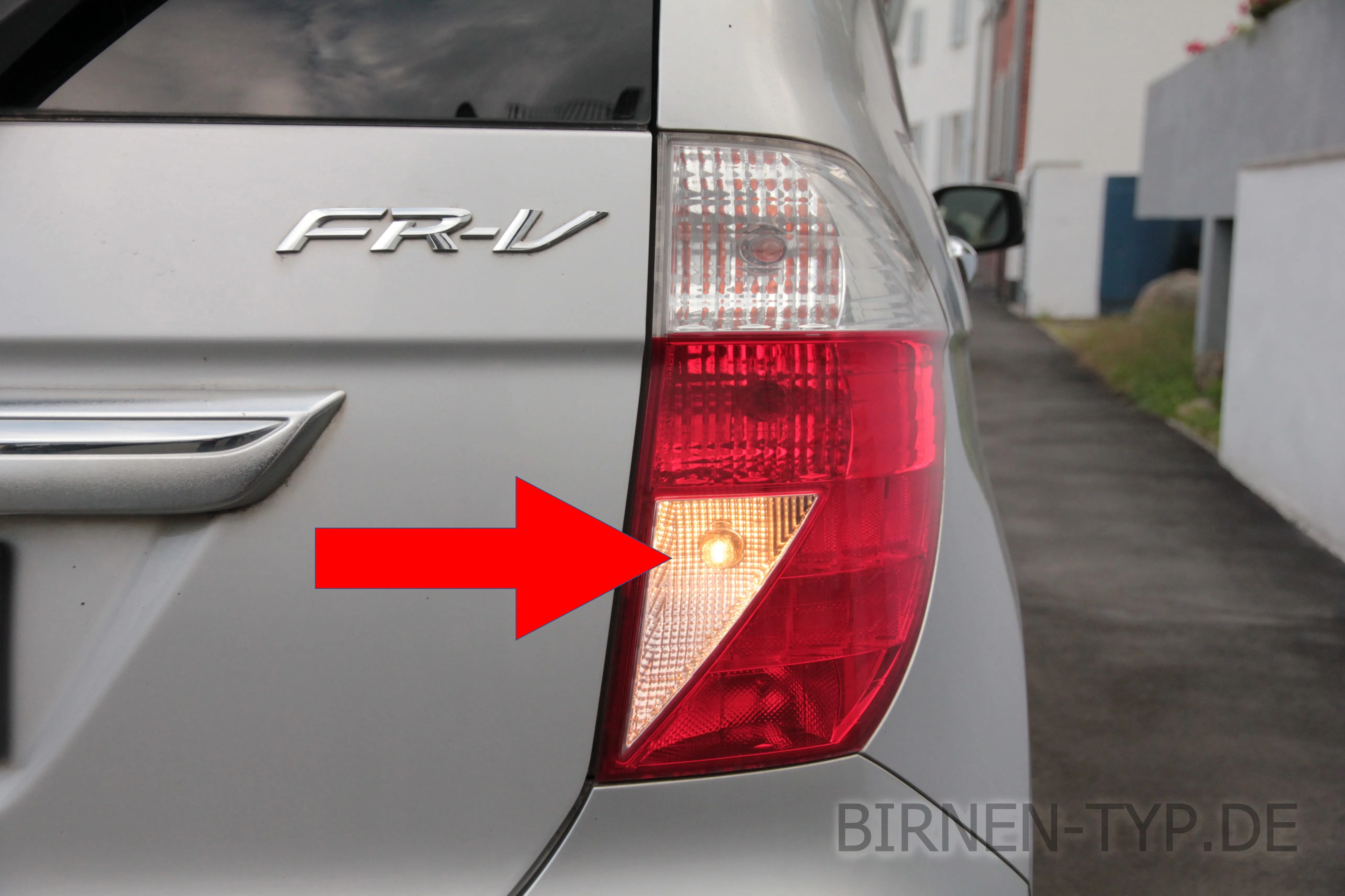 Rückfahrlicht des Honda FR-V